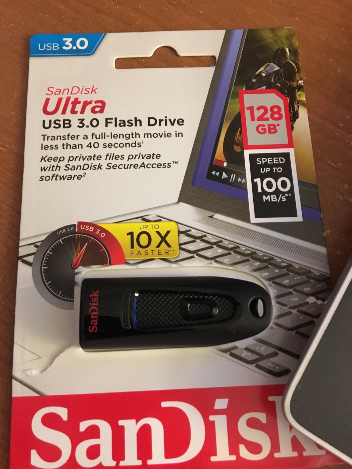 SANDISK 32GB Ultra USB 3.0 Flash Drive - SDCZ48-032G-UAM46, black customer photo 2