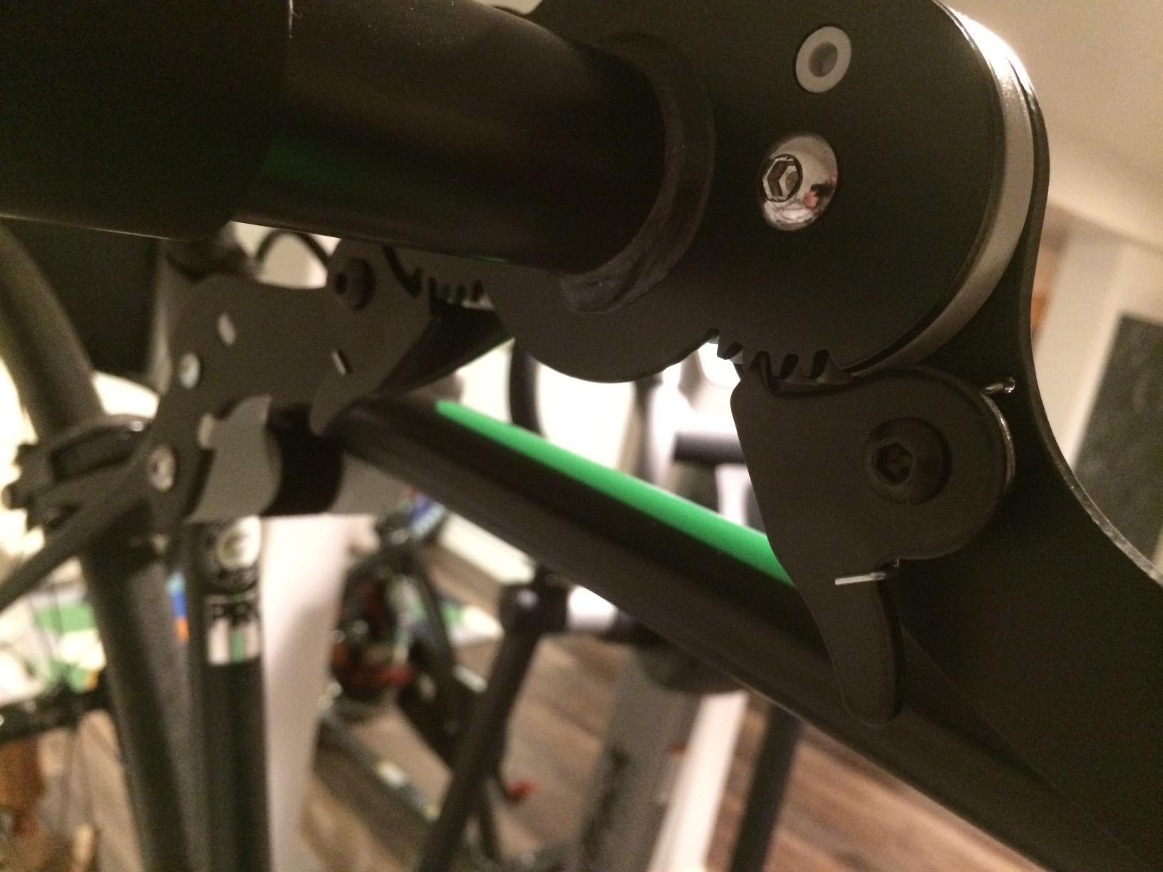 Ibera Bike Wall Mount - Adjustable Frame Holder & Soft Rubber Cradles - Garage Bike Rack for Road, MTB, Kids, Hybrid Bikes - Easy Installation & Space-Saving Design customer photo 1