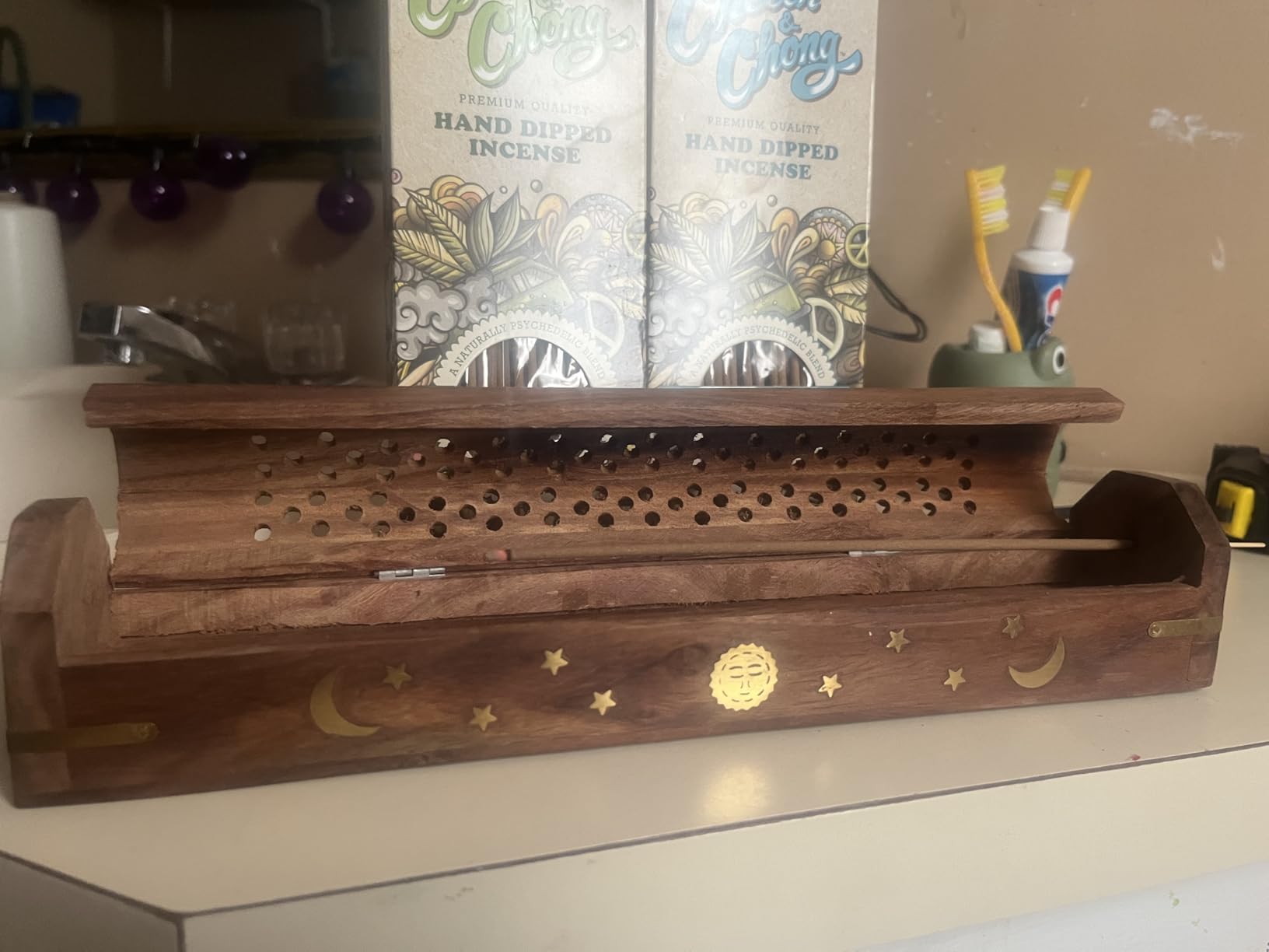 COTTON CRAFT Sheesham Wood Incense Burner Holder - Set of 2 Incense Burners customer photo 1