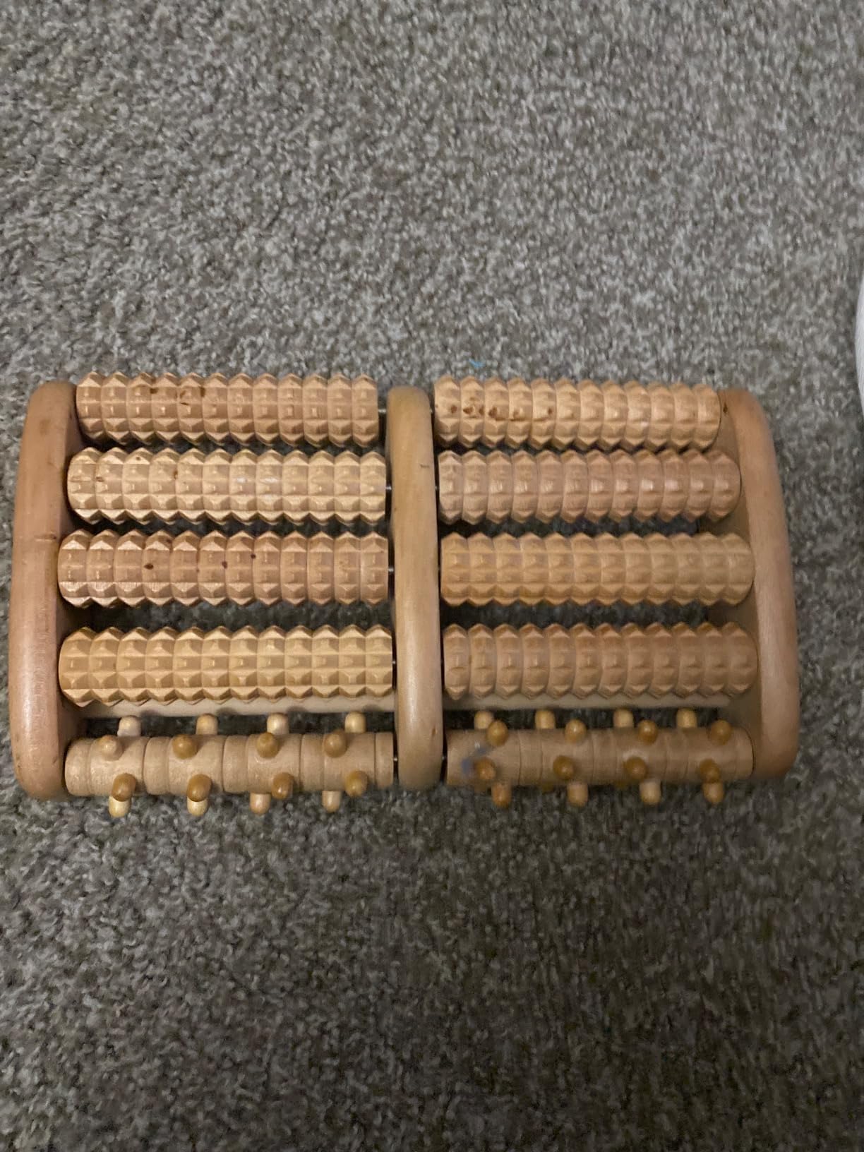 TheraFlow Foot Roller for Plantar Fasciitis Relief and Neuropathy Pain Relief for Feet - Wooden Foot Massager Roller Acupressure Tool with Reflexology Chart - Mom Gifts for Women and Men customer photo 2