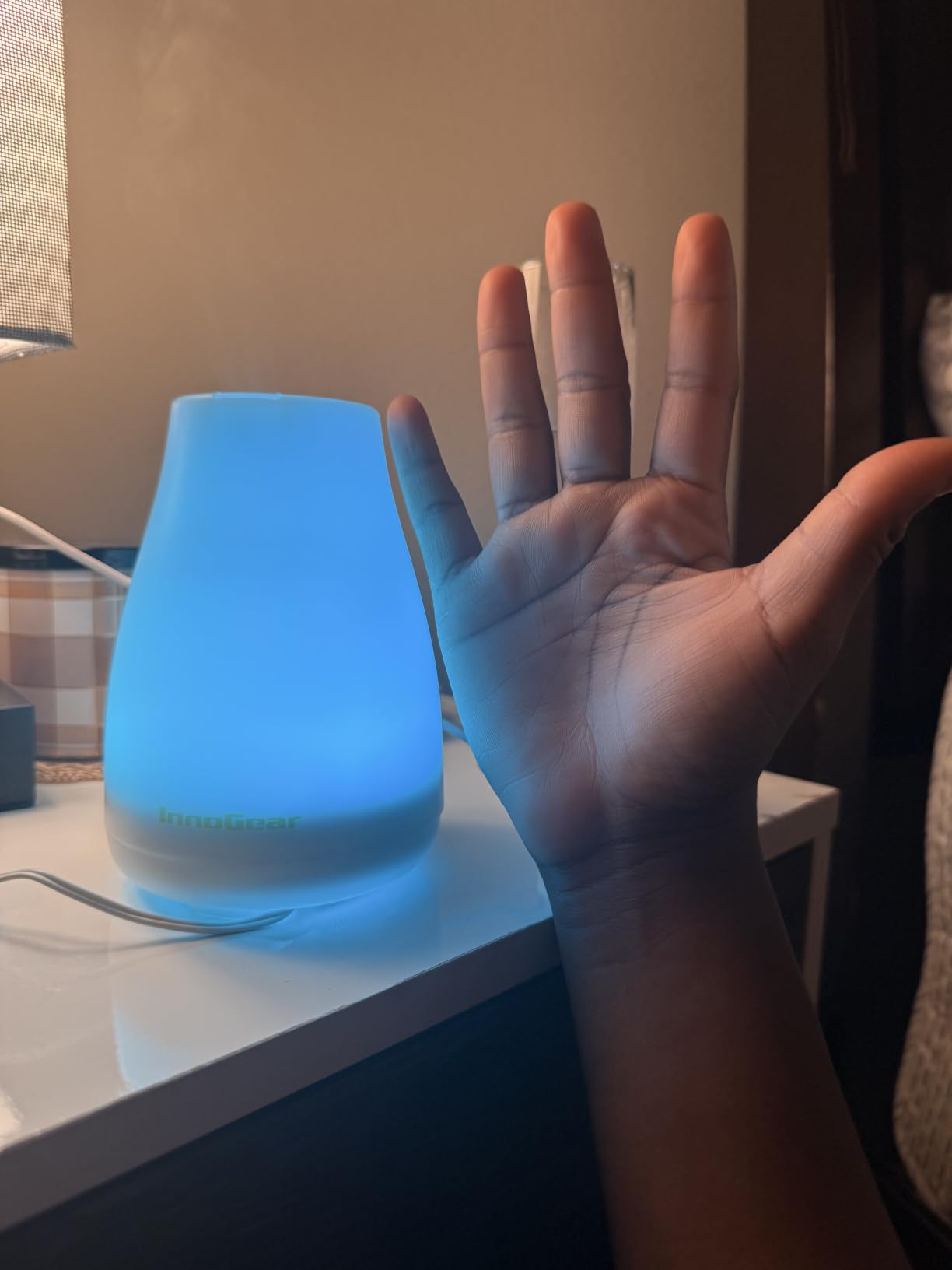 InnoGear Essential Oil Diffuser Ultrasonic Diffusers for Home, Basic White customer photo 1