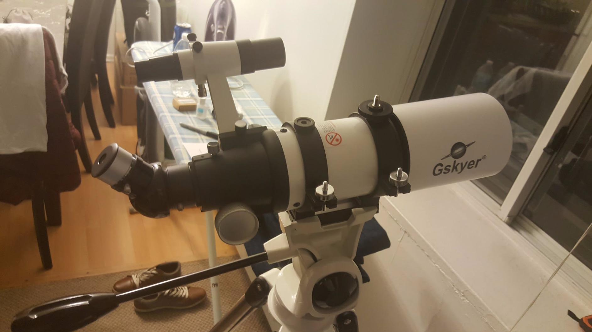 Gskyer Telescope, 80mm AZ Space Astronomical Refractor Telescope for Kids customer photo 1