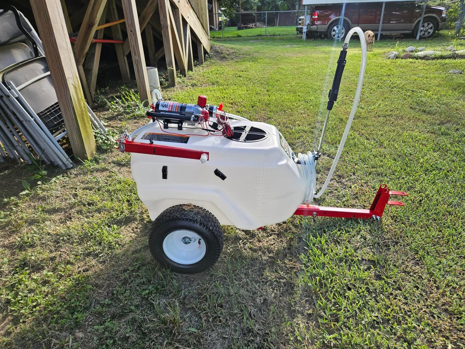 NorthStar 21-Gallon Tow-Behind Boom/Spot Sprayer, 2.2 GPM, 12V, 70 PSI customer photo 1