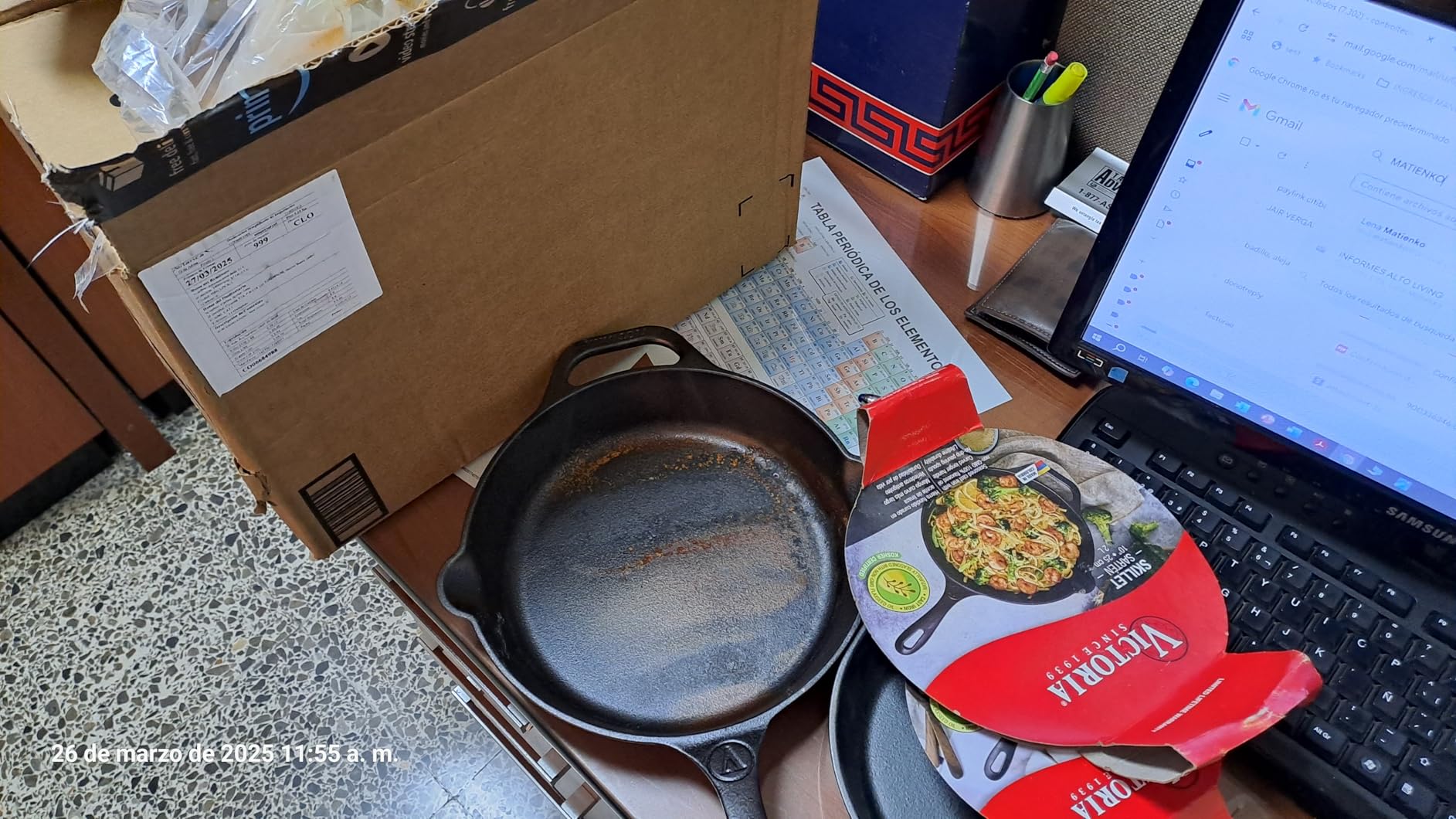 Victoria 10-Inch Cast Iron Skillet, Pre-Seasoned Cast-Iron Frying Pan with Long Handle, Made in Colombia customer photo 1