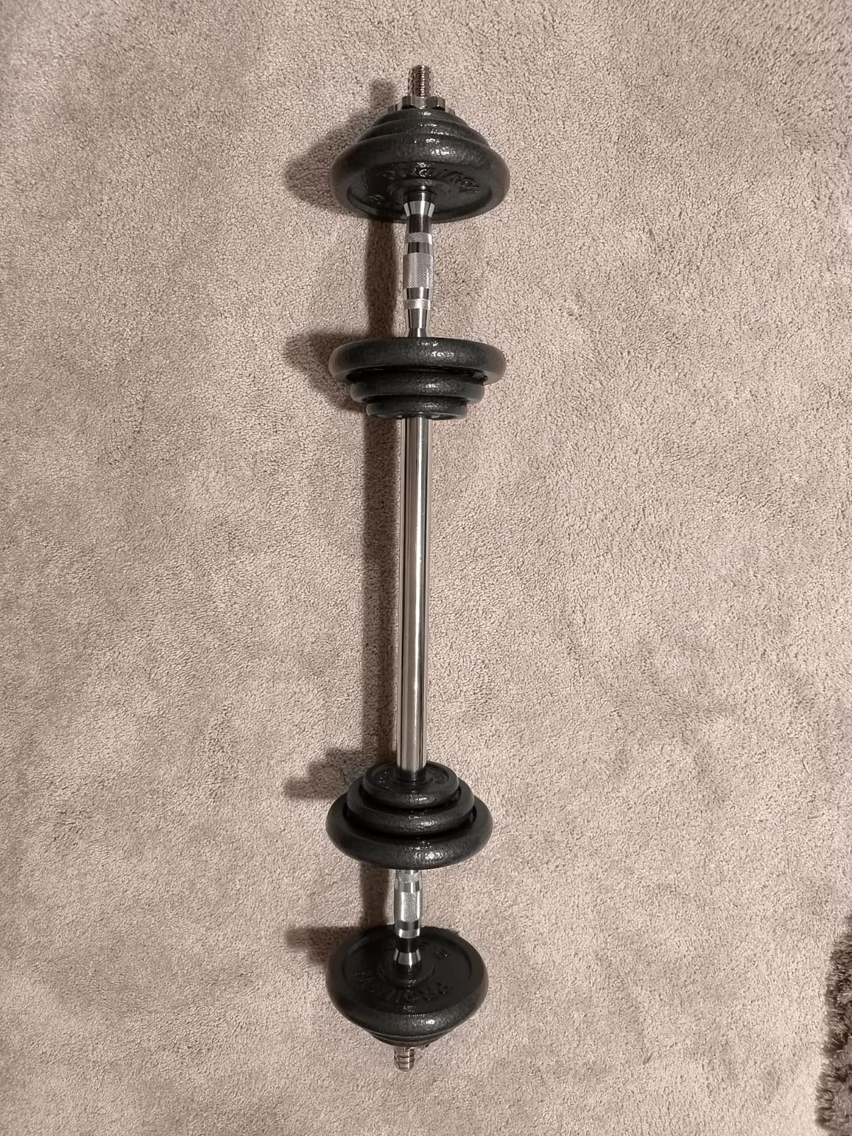 PROIRON 20kg/30kg Adjustable Dumbbells Weights set for Men Women, Cast Iron Dumbell Barbells set, Strength Training Equipment Home Gym Fitness, Hand Weights, Free Weights Bar Bell for Weight Lifting customer photo 2