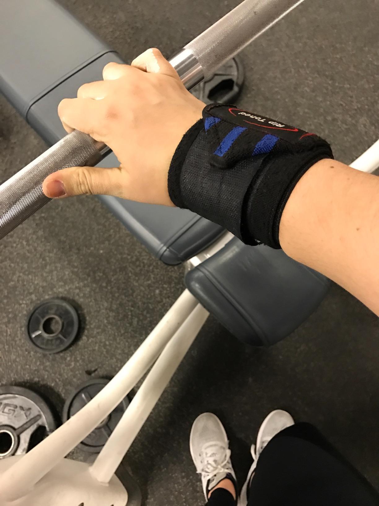 Rip Toned Wrist Wraps for Weightlifting – USPA & USAPL Approved – Stiff or Flex – 18