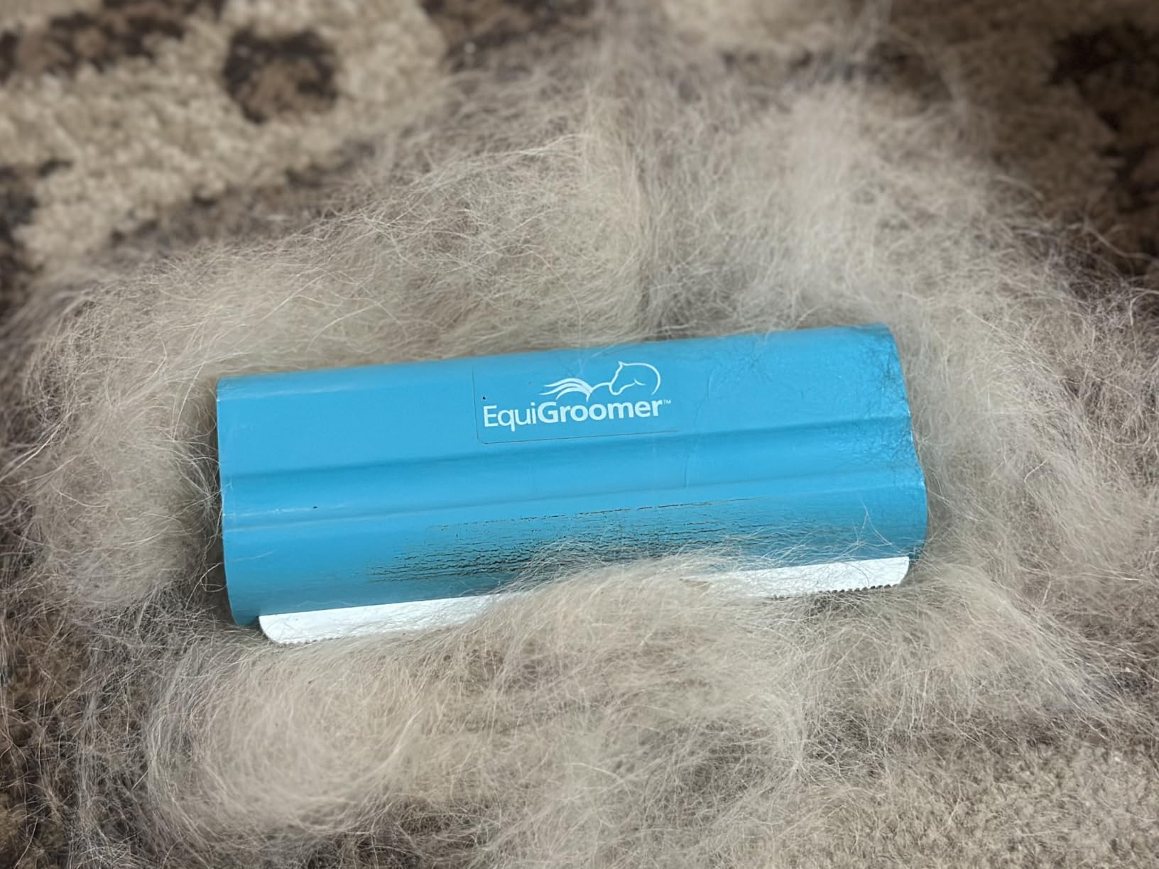 EquiGroomer 5-Inch Undercoat Deshedding Brush for Dogs & Cats, Purple customer photo 1