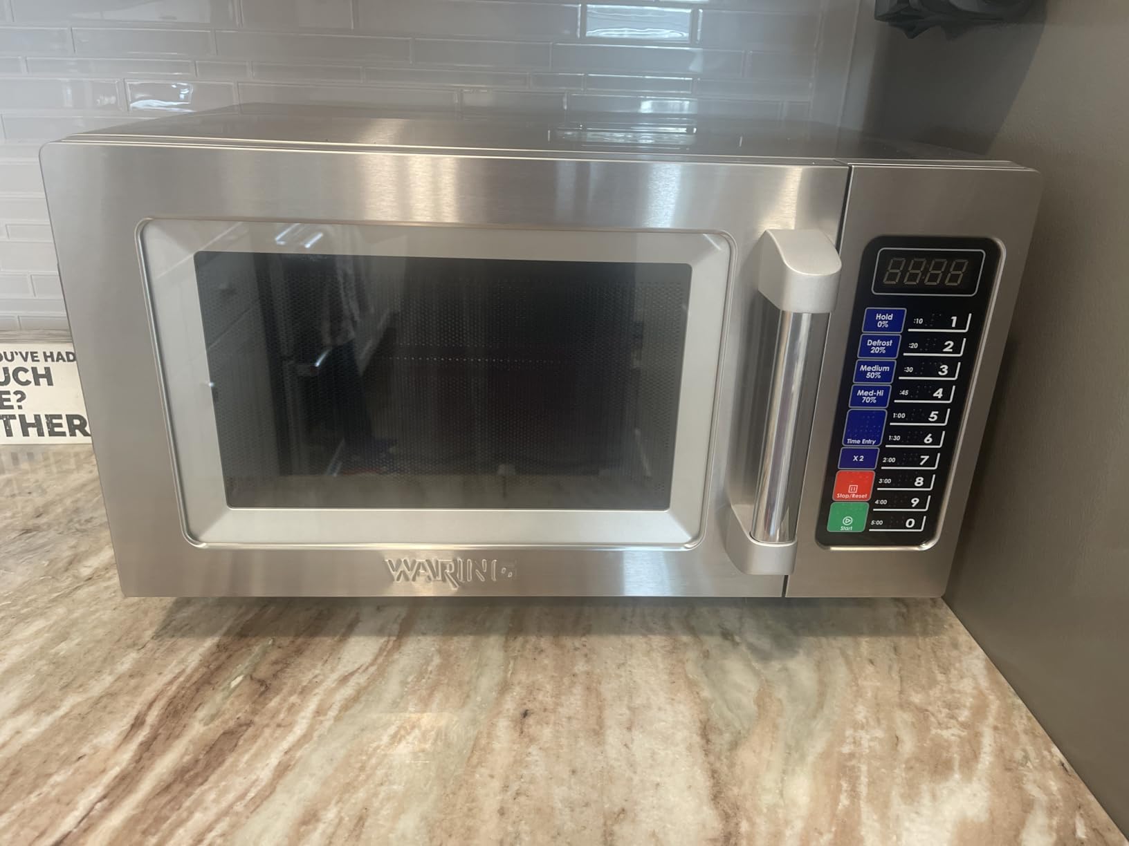 Waring Microwave Oven with 0.9 cu ft & 10 Programmable Memory Settings customer photo 1