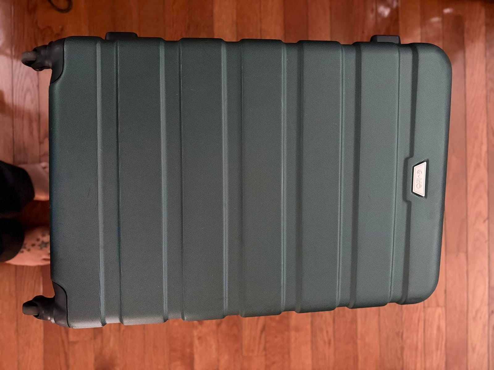 Coolife Luggage Set, 3 Piece Lightweight Durable Hardshell, Orange customer photo 1