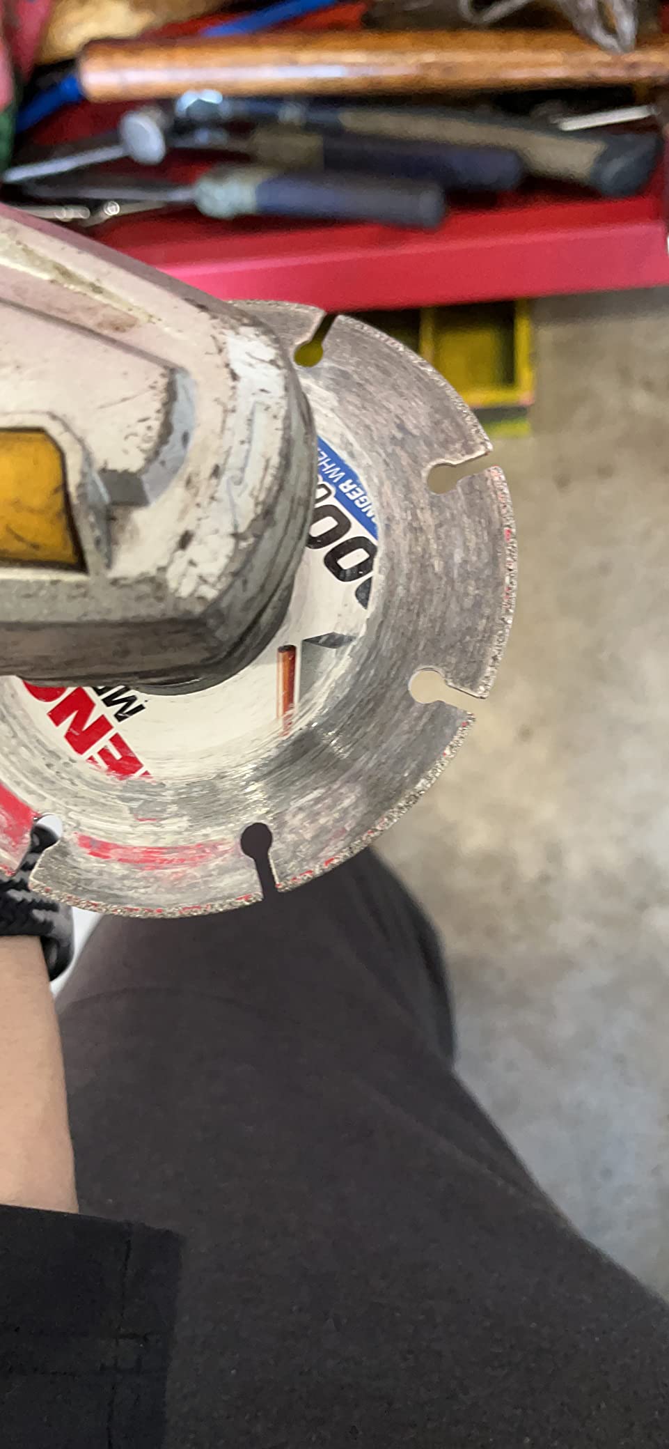 Lenox Metalmax 4 1/2 Inch Segmented Rim Diamond Cutting Wheel for Metal customer photo 2