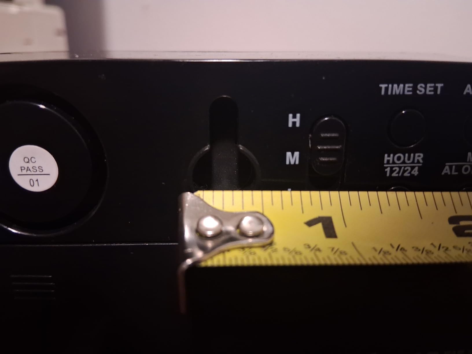 Alarm Clock,1.2'' LED,Cordless,Battery Operated,3-Level Brightness,12/24Hr customer photo 2
