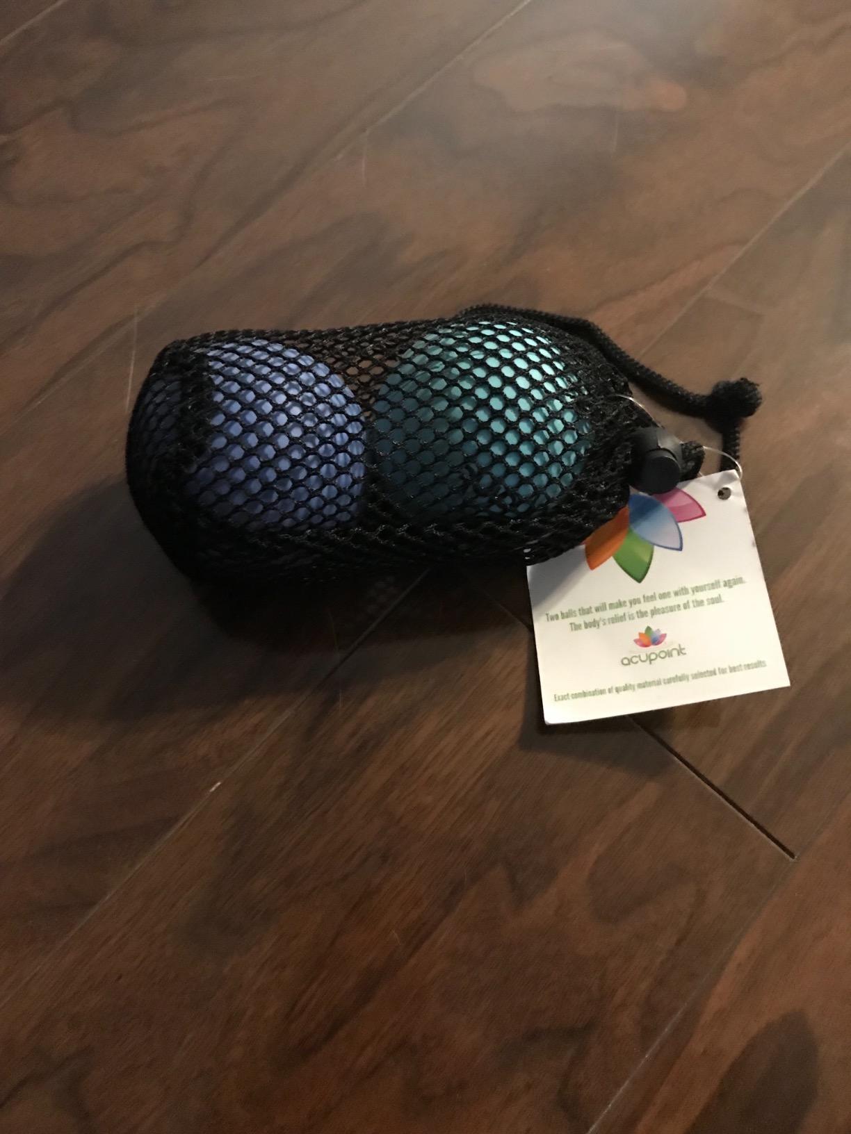 Acupoint Physical Massage Therapy Ball Set - Ideal for Yoga, Deep Tissue Massage, Trigger Point Therapy and Myofascial Release Physical Therapy Equipment customer photo 1
