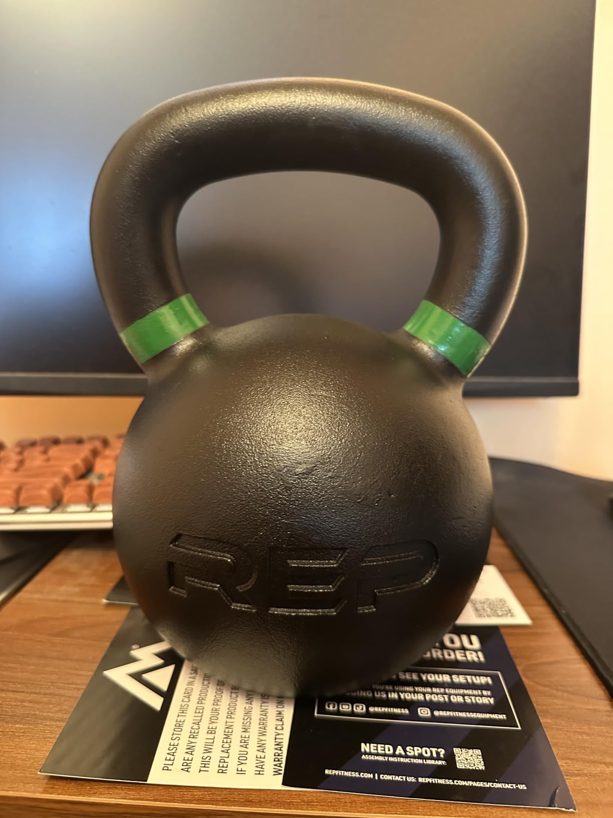 REP Fitness Kettlebell Set and Singles, 4kg to 24kg, 9lb to 53lb Weight Range, Cast Iron, Strength Exercise Training, Home Gym, Power Workout Equipment, Free Weights, Dumbbell Alternative customer photo 1
