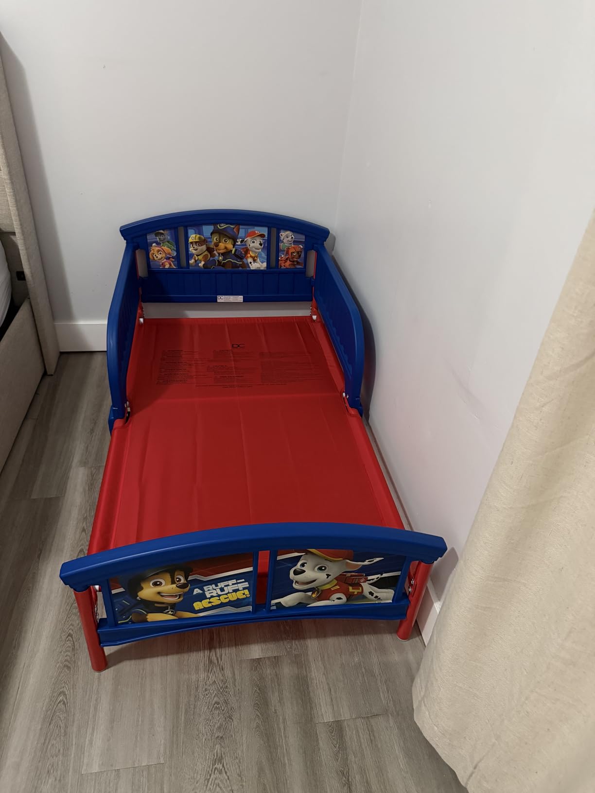 Delta Children Plastic Toddler Bed, Nick Jr. PAW Patrol customer photo 2