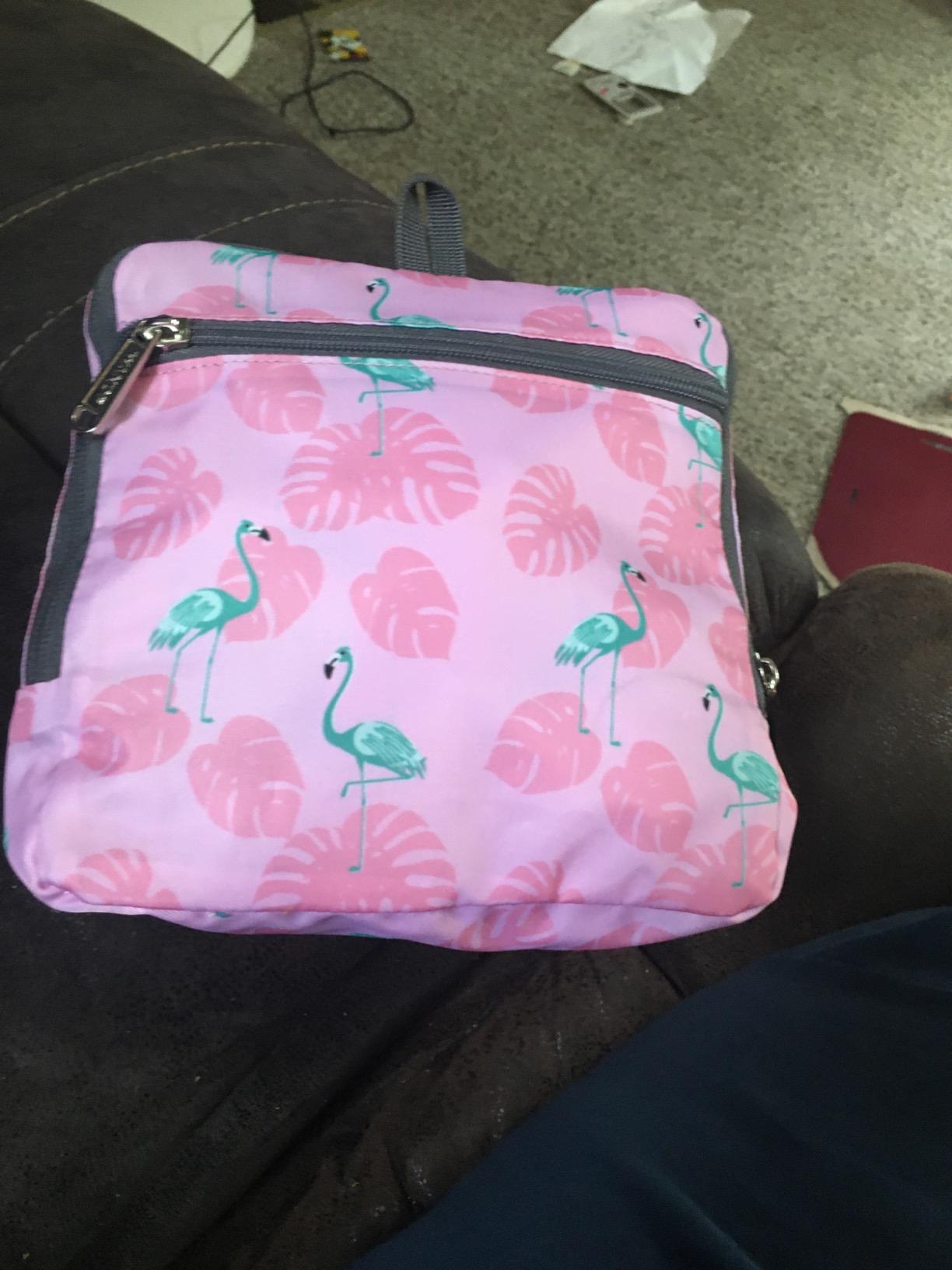 WANDF Foldable Personal Item Travel Bag, Carry on Duffle Bag customer photo 2
