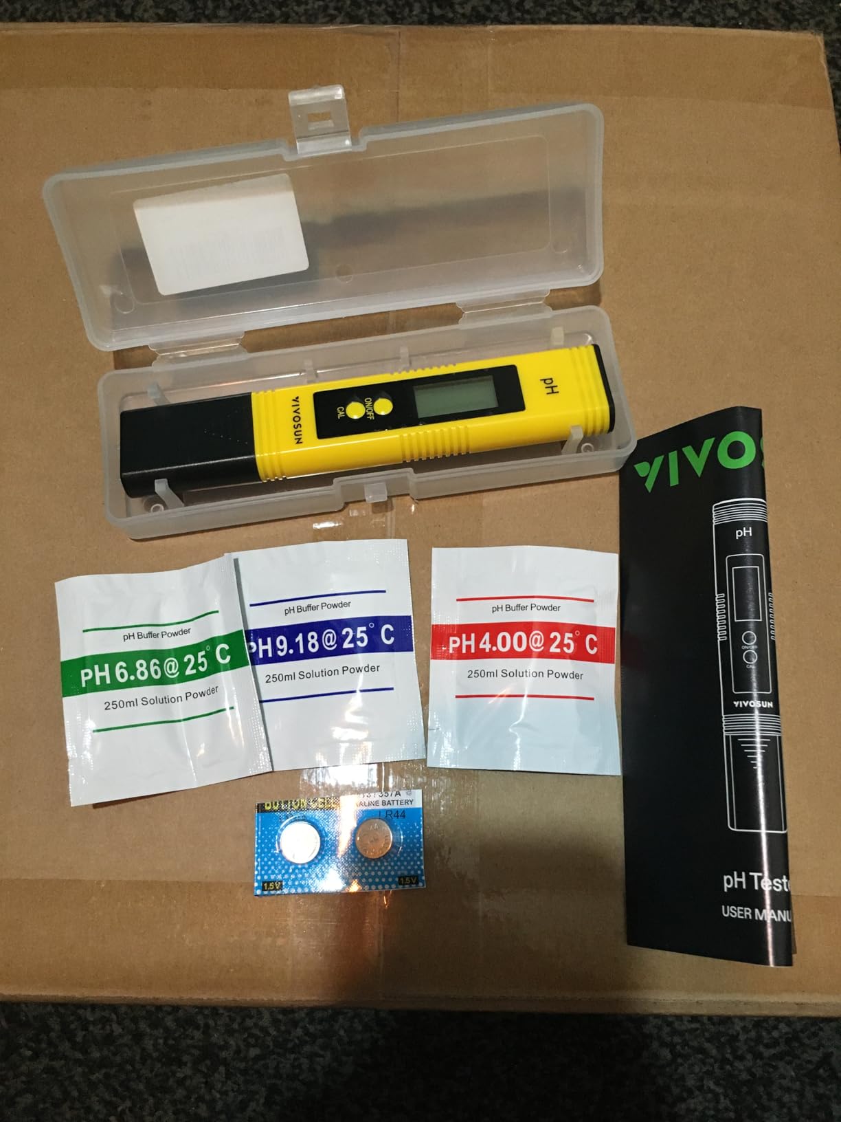 VIVOSUN Digital pH Meter 0.01 Accuracy Pen Tester for Water Hydroponics customer photo 2