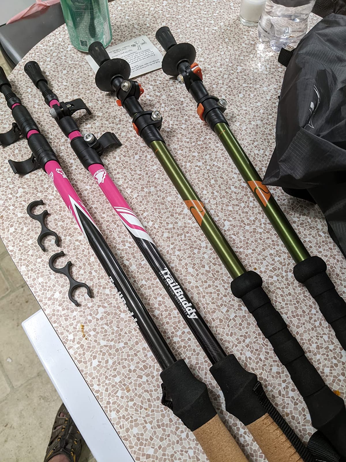 TrailBuddy Trekking Poles – Lightweight 7075 Aluminum Hiking Poles for Women, Men & Seniors – Collapsible Walking Sticks for Travel, Trails & Balance customer photo 2