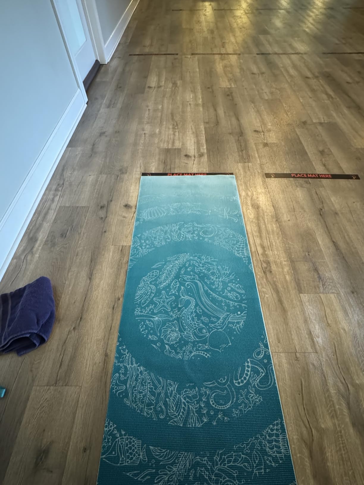 Gaiam Yoga Mat Classic Print, 4mm Non-Slip Mat customer photo 1
