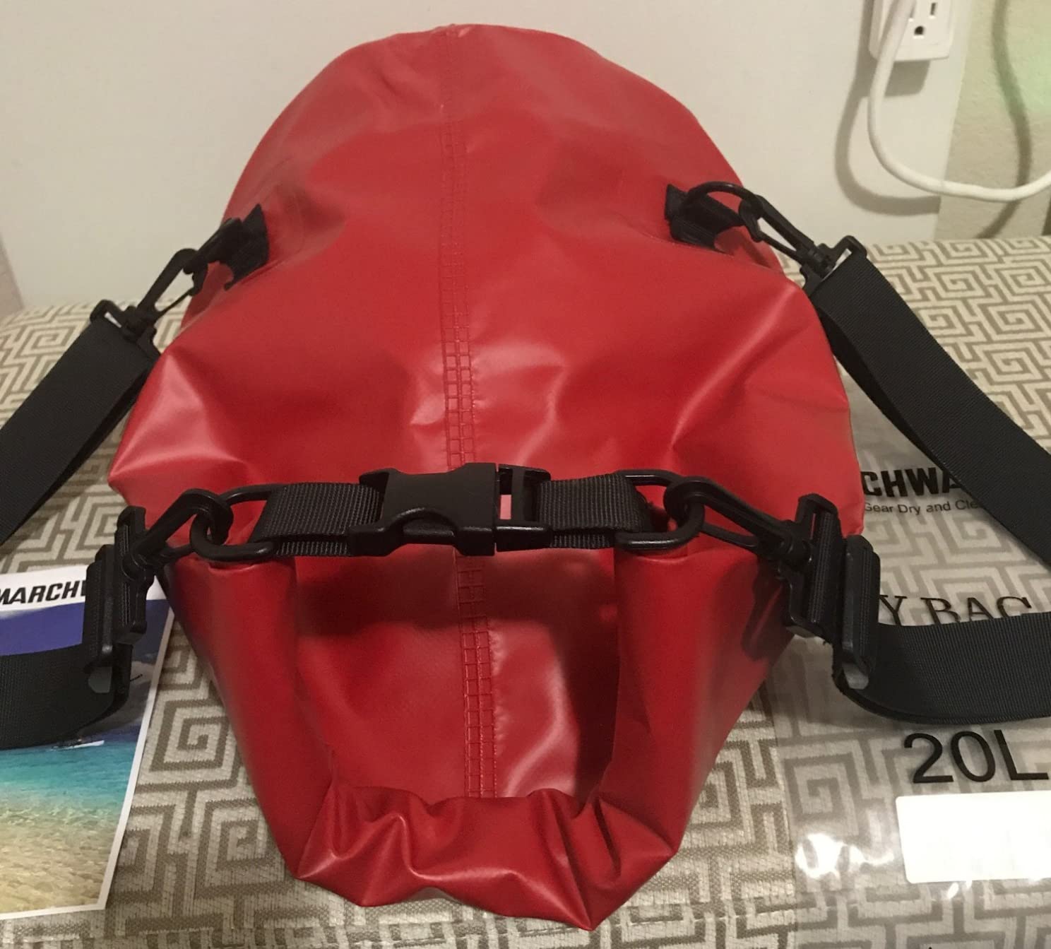 MARCHWAY Floating Waterproof Dry Bag Backpack 5L/10L/20L/30L/40L, Roll Top Sack Keeps Gear Dry for Kayaking, Rafting, Boating, Swimming, Camping, Hiking, Beach, Fishing customer photo 1