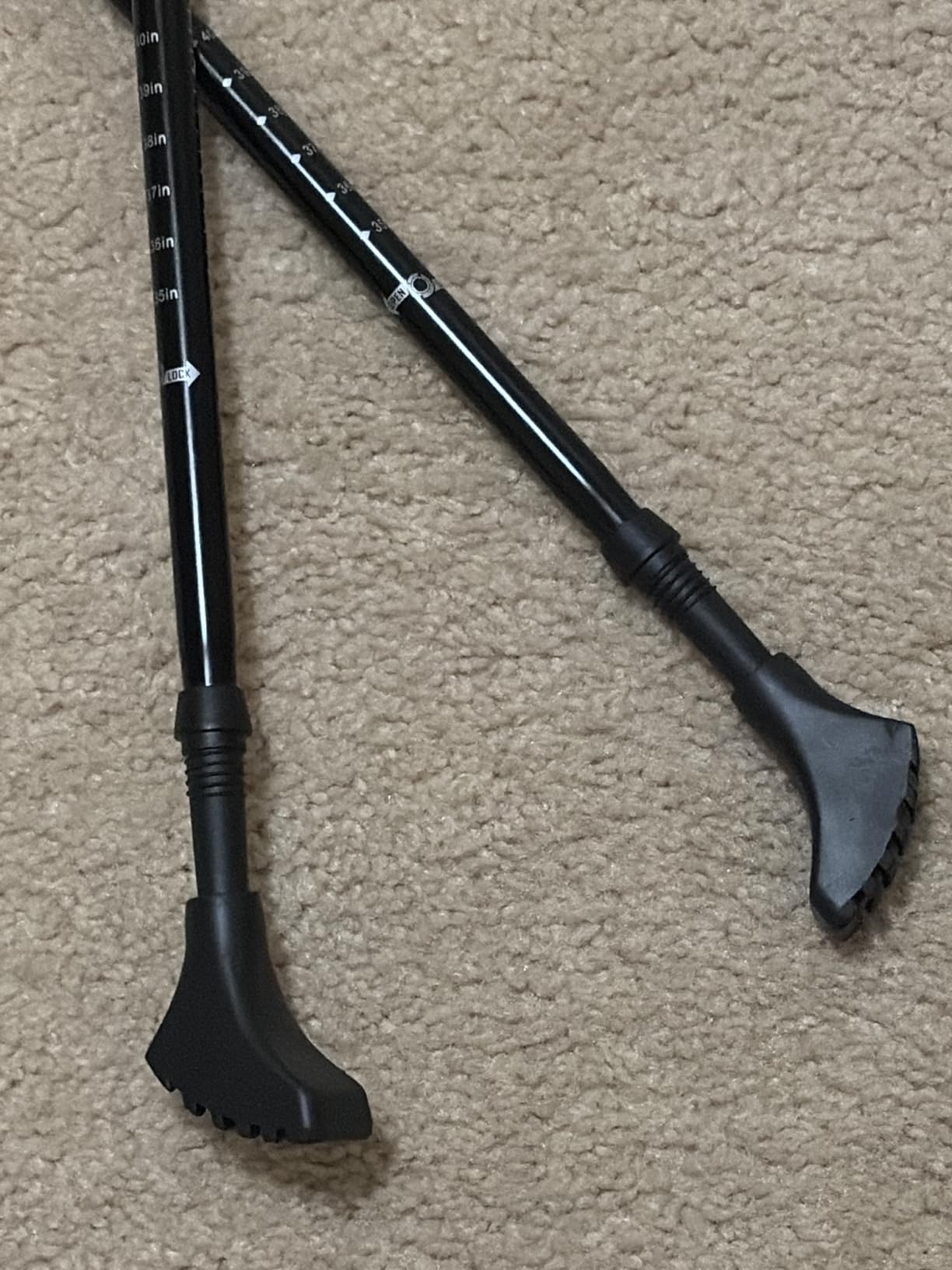 Telescopic Trekking Poles for Hiking, Anti-Shock Nordic Walking Sticks customer photo 2