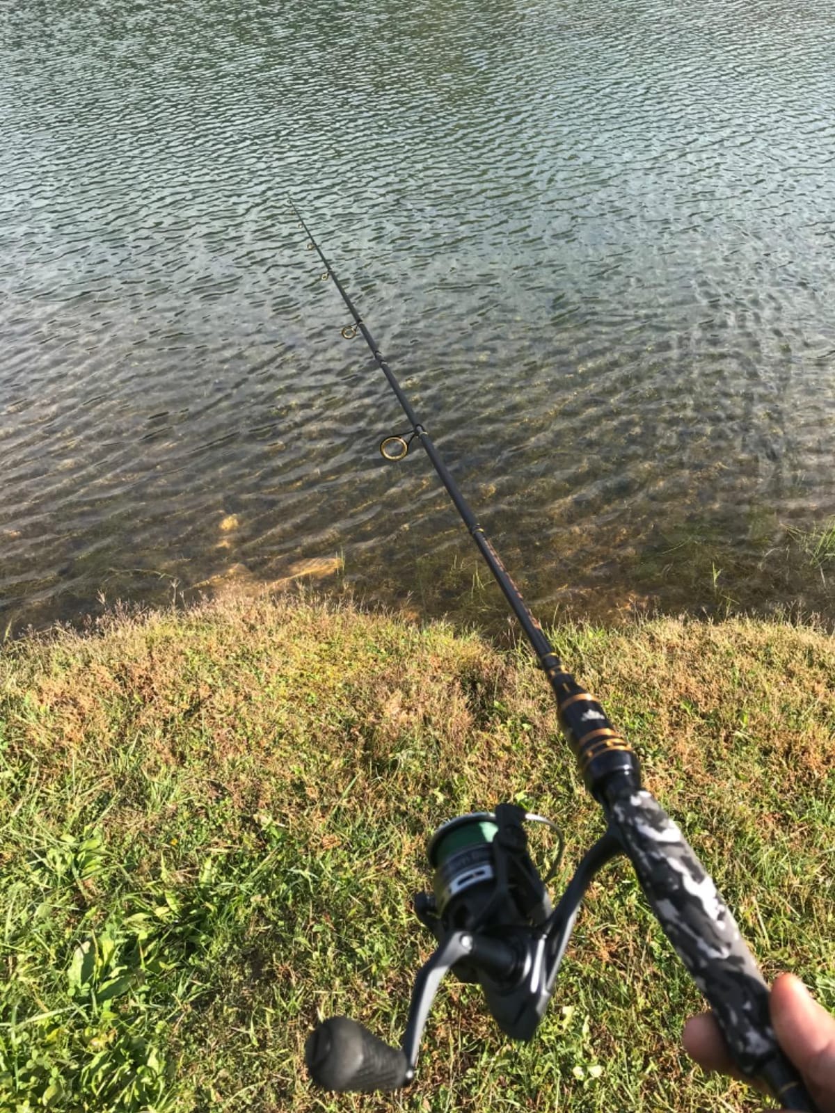 2 Piece 7 Feet Spinning Rod 24 Ton Carbon Fiber Spincasting Fishing Rod with 2 Tips - Medium and Medium Heavy Portable Spin Bass Fishing Rod customer photo 2