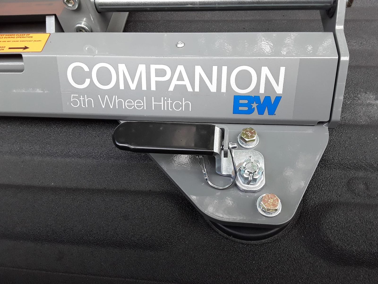B&W Trailer Hitches Companion OEM Slider Fifth Wheel Hitch - Compatible with Ram OEM Puck System - RVK3670 customer photo 1