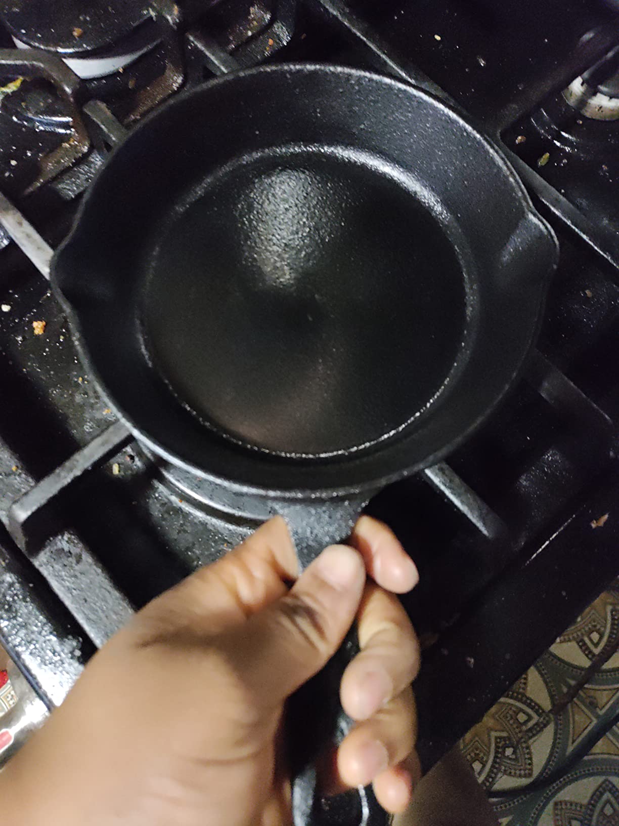Utopia Kitchen Cast Iron Skillet Set 3 Piece 6 8 10 Inch PFAS-Free Black customer photo 2