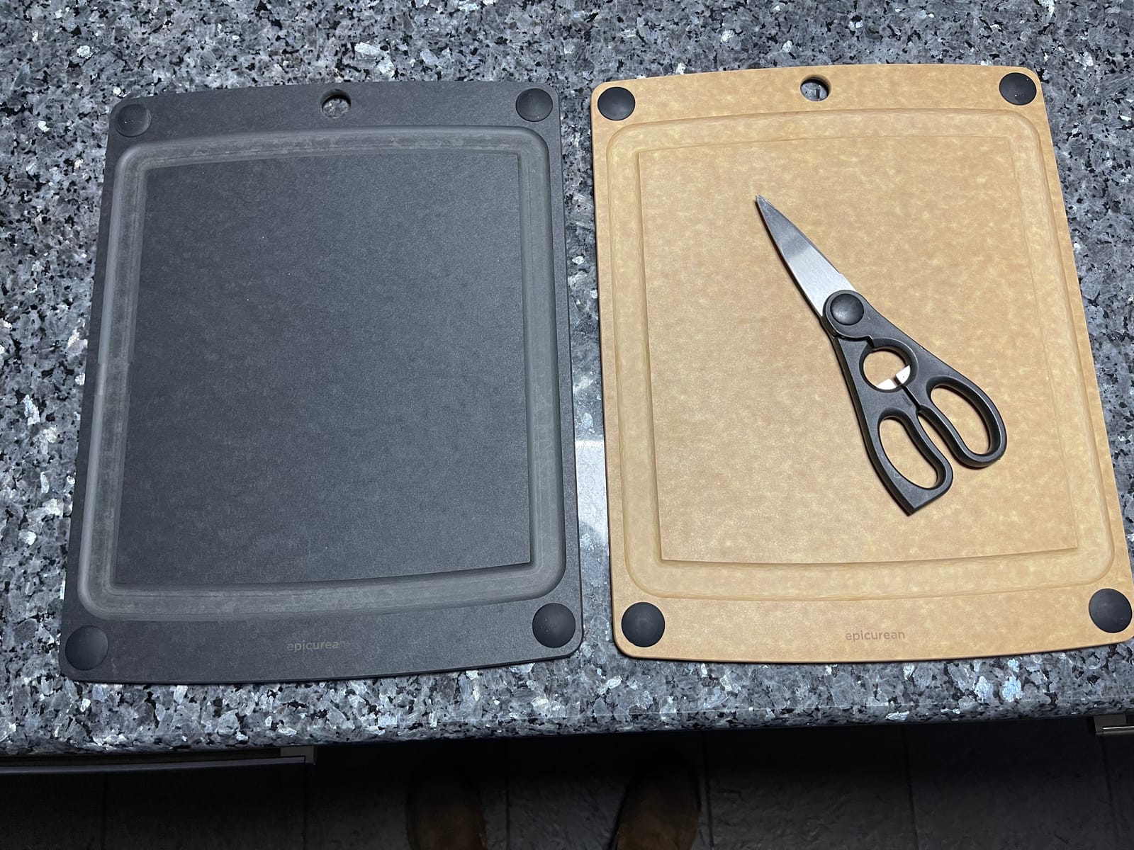 Epicurean All-In-One Cutting Board with Non-Slip Feet and Juice Groove, 14.5
