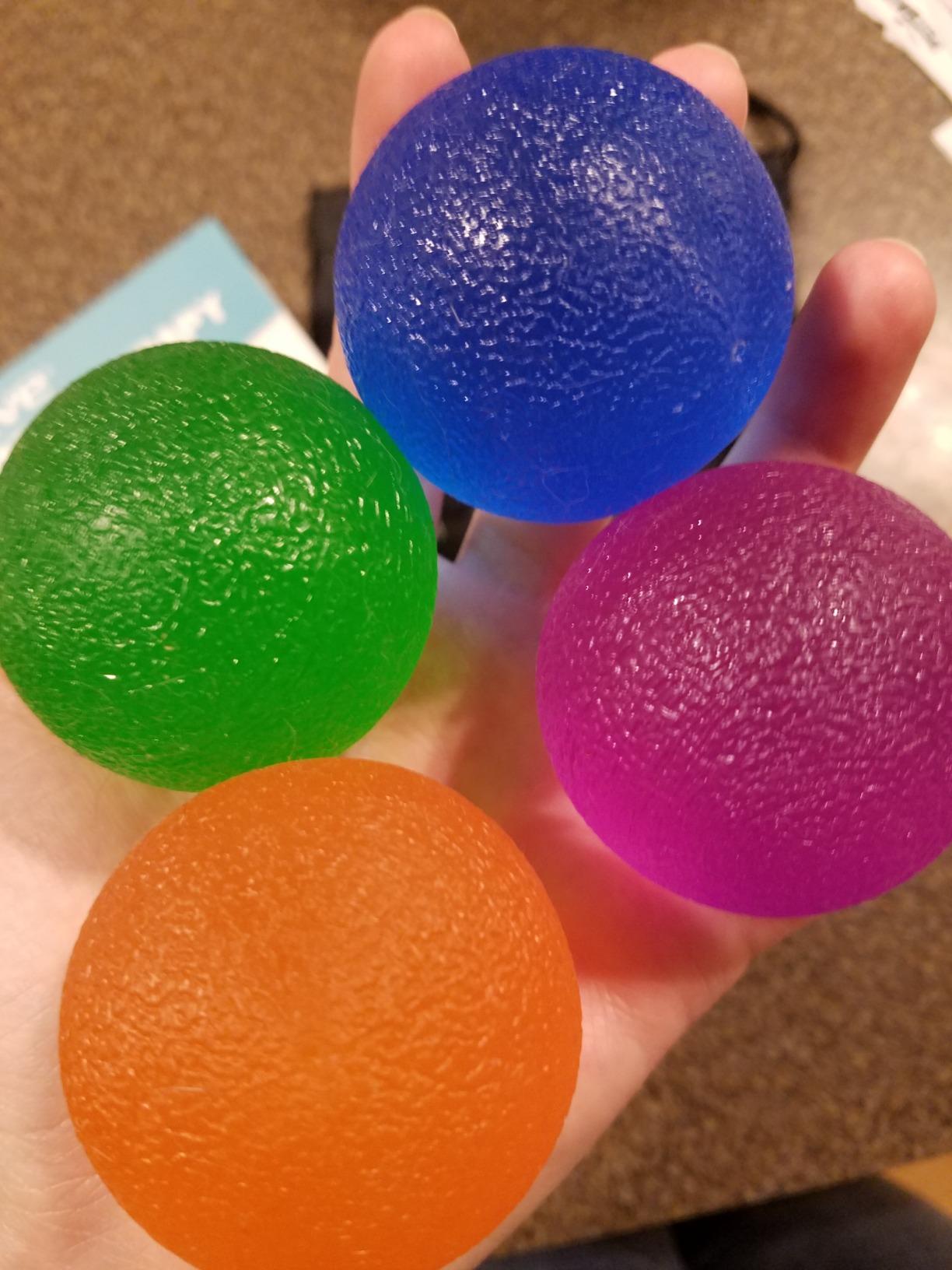 Vive Stress Balls for Hand Therapy, Exercise, Arthritis (w/Rehab Video) customer photo 2
