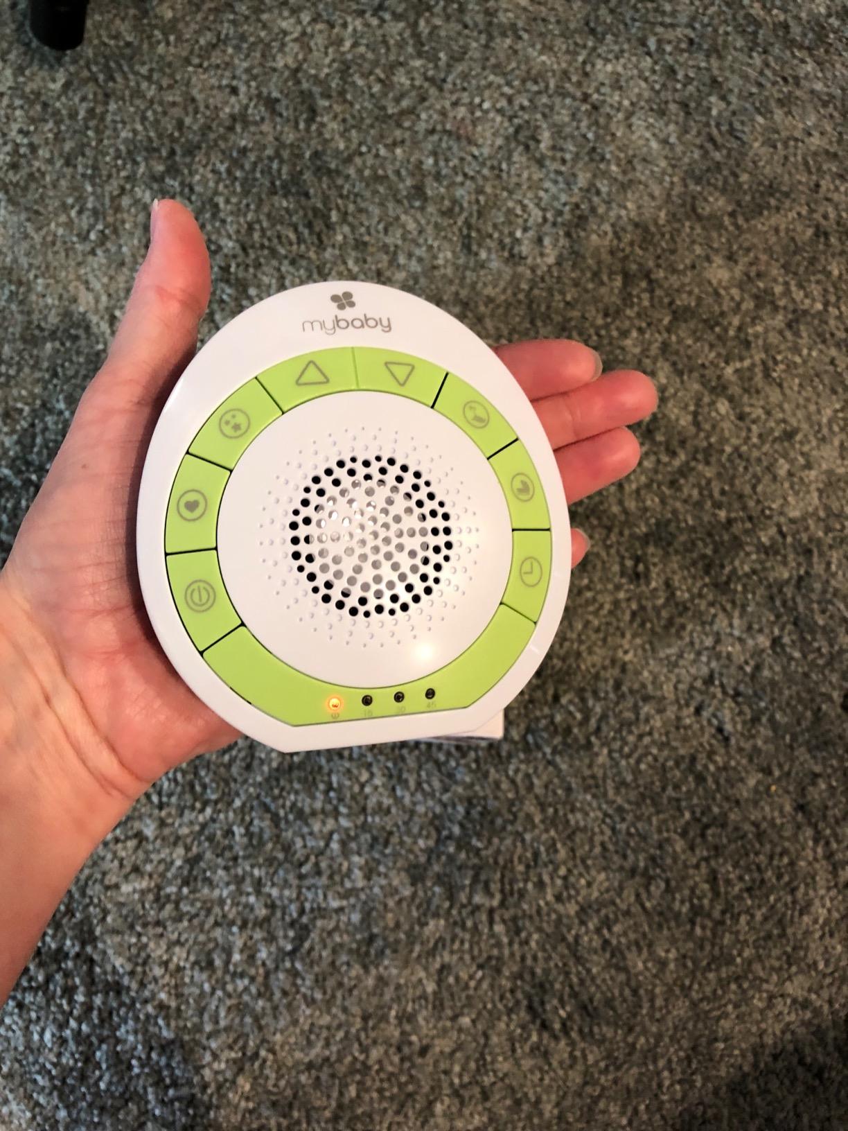 MyBaby Sound Machine, White Noise for Baby, Travel, Nursery and On The Go customer photo 1