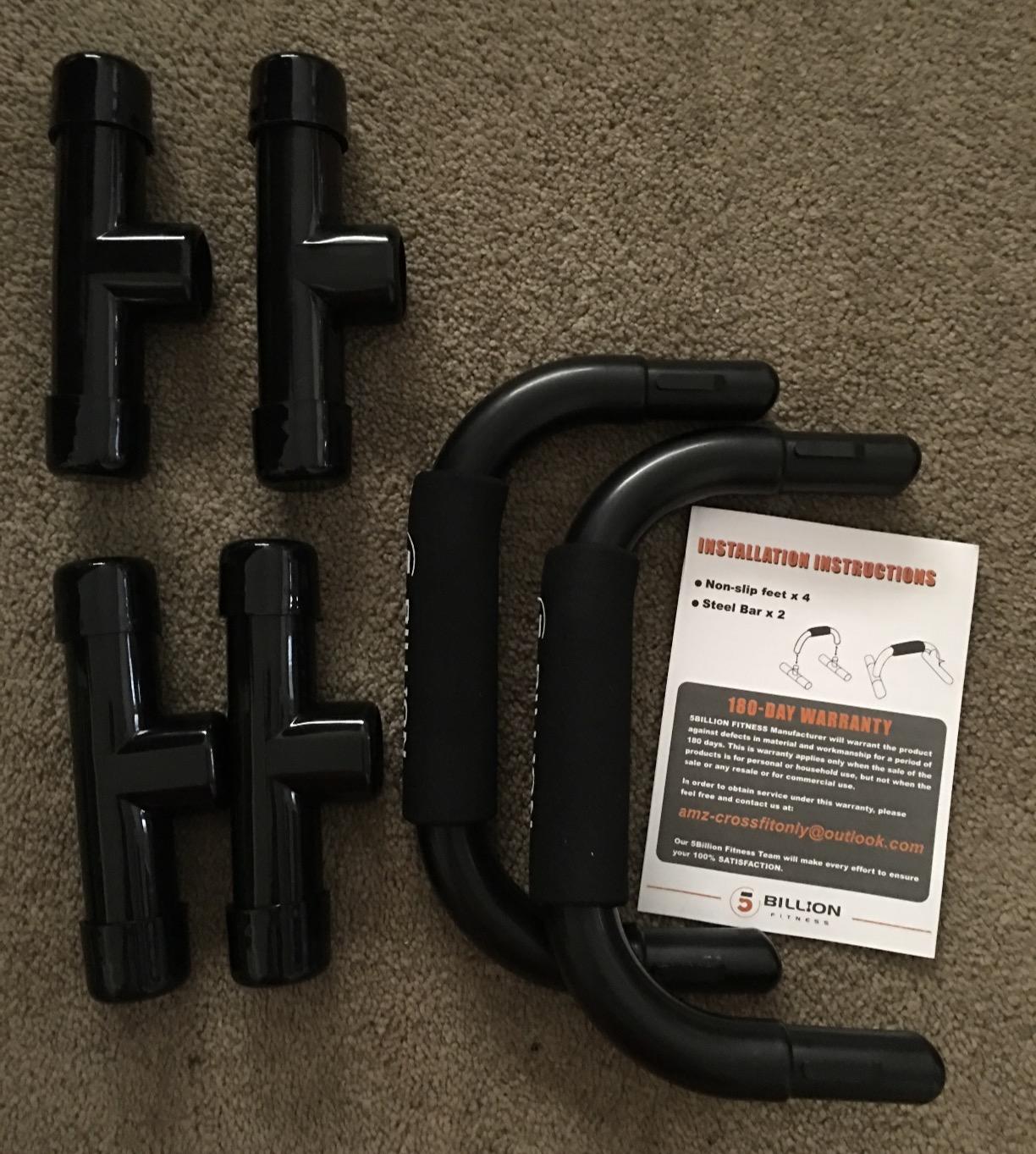 Push up Bars,5BILLION Strength Training Push Up Handle,Portable Calisthenics Bar for Home Gym Workout, Pushup Bar Calisthenics Equipment,Up to 330Lbs customer photo 2