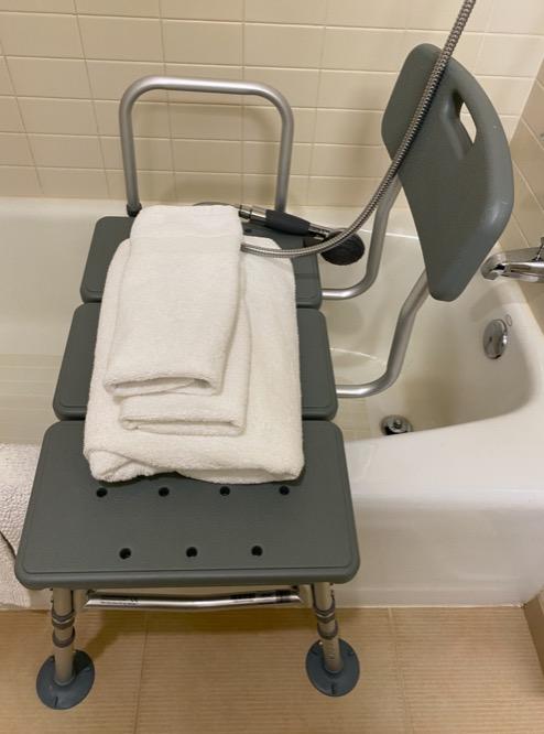YOO.MEE ADA Handheld Shower, Fits Elderly and People Disabled in Action customer photo 1