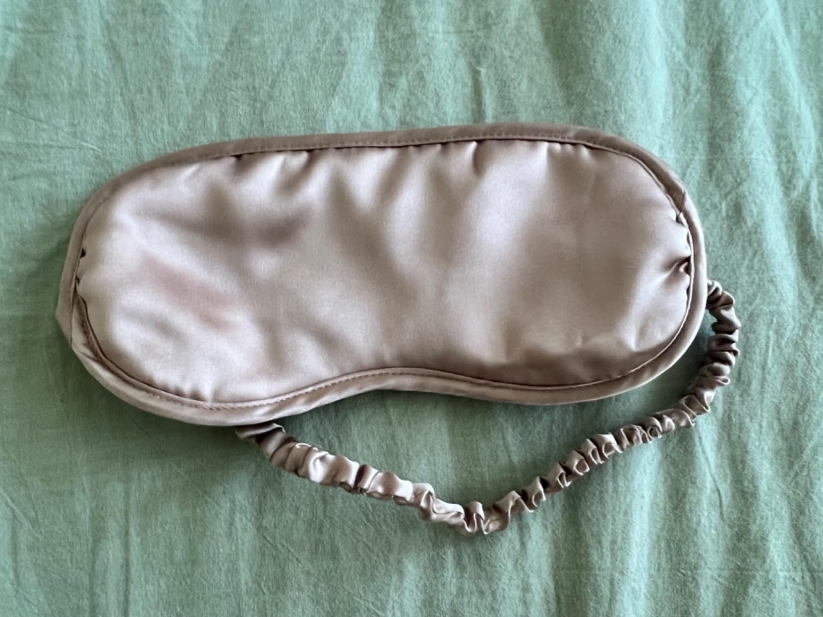 LULUSILK 100% Mulberry Silk Sleep Eye Mask for Sleeping Women and Men, Pink customer photo 2