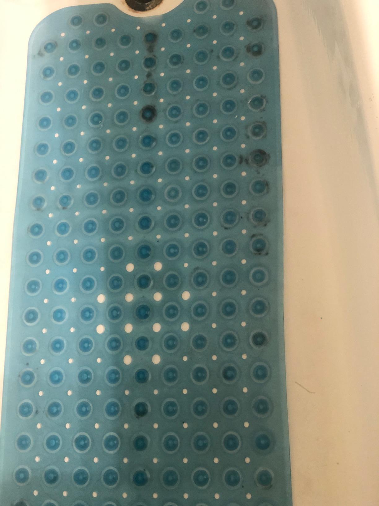 Yimobra Non Slip Bathtub Mat 40x16, Extra Long Bath Mat for Tub, Clear Grey customer photo 1