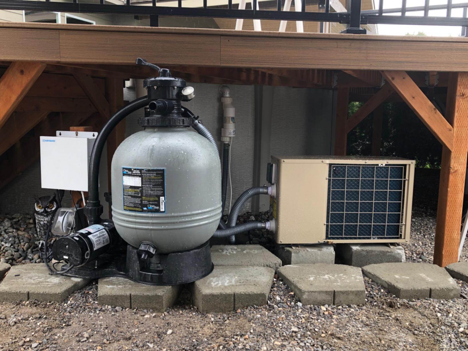 FibroPool Pool Heat Pump FH220-20000 BTU 240V - Up to 5000 Gal - PVC customer photo 1
