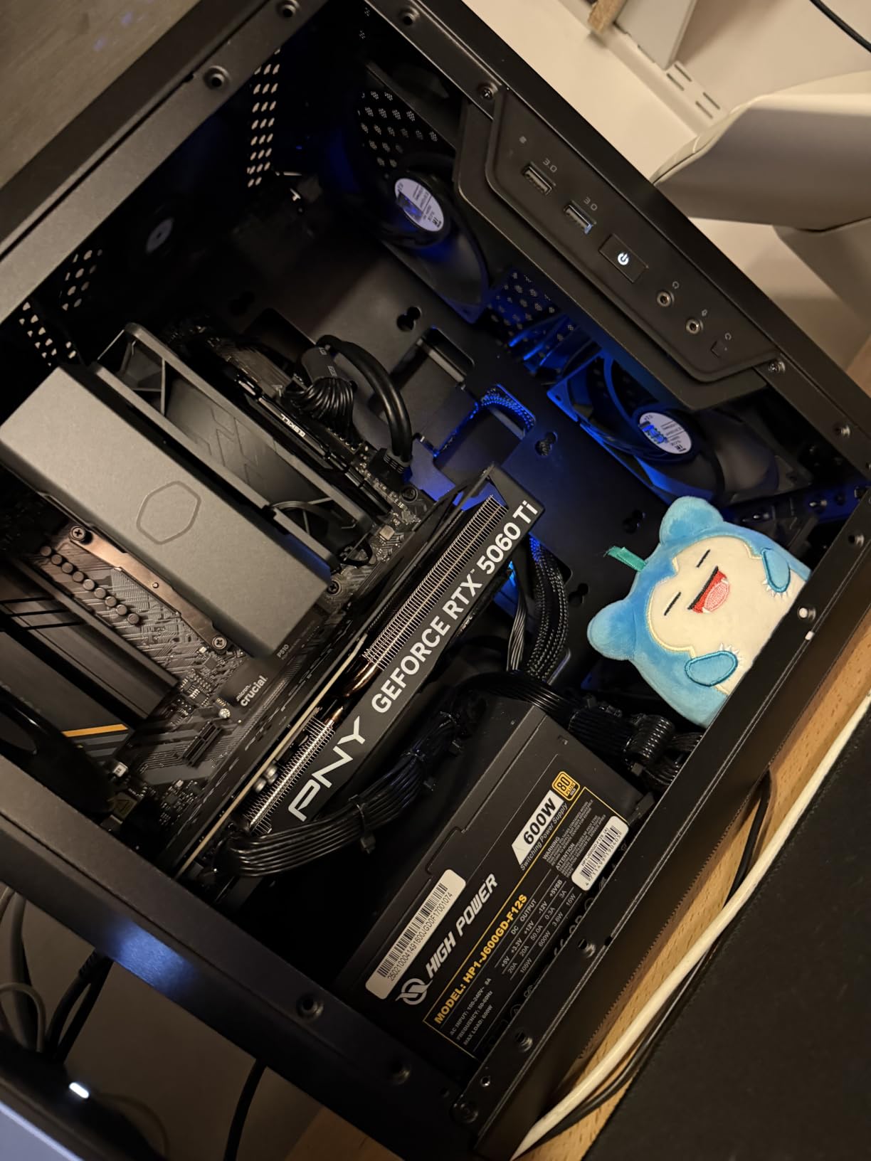 Cooler Master Q300L V1 Micro-ATX PC Case, High Airflow, Transparent Panel | 360mm Graphics Card Support, 240mm AIO Support, Micro-ATX Motherboard, Magnetic Dust Filters, Modular I/O Panel customer photo 1