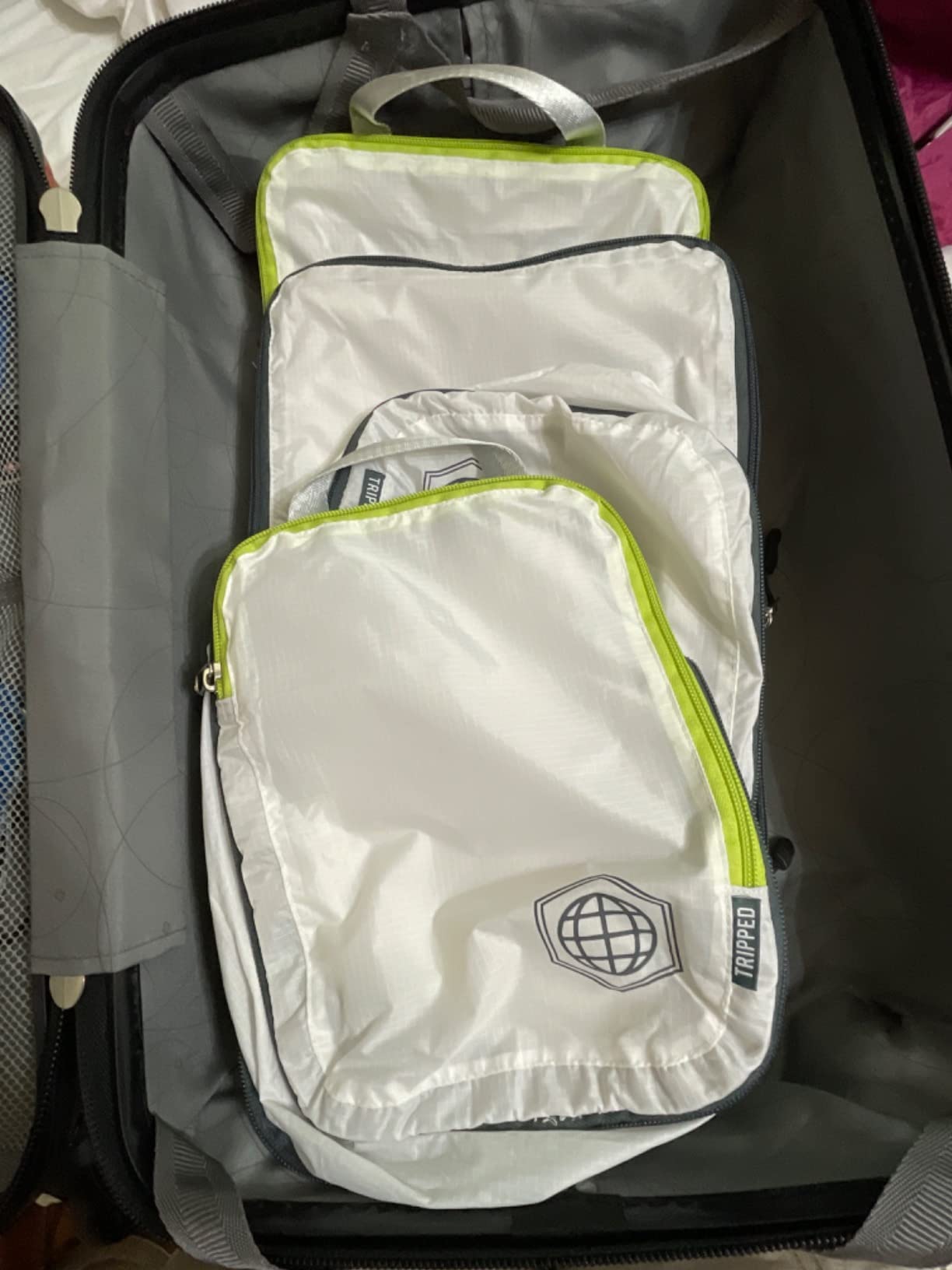 TRIPPED Travel Gear Compression Packing Cubes for Carry-On Travel 6-Pack customer photo 1