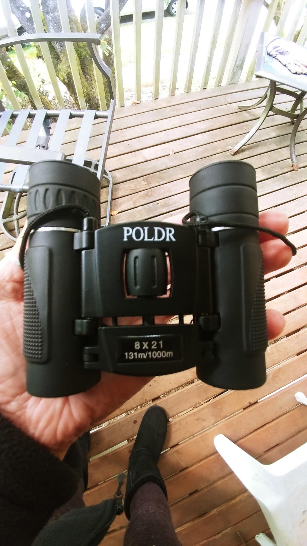 POLDR 8x21 Small Compact Binoculars for Adults, Travel Hiking Essentials customer photo 1