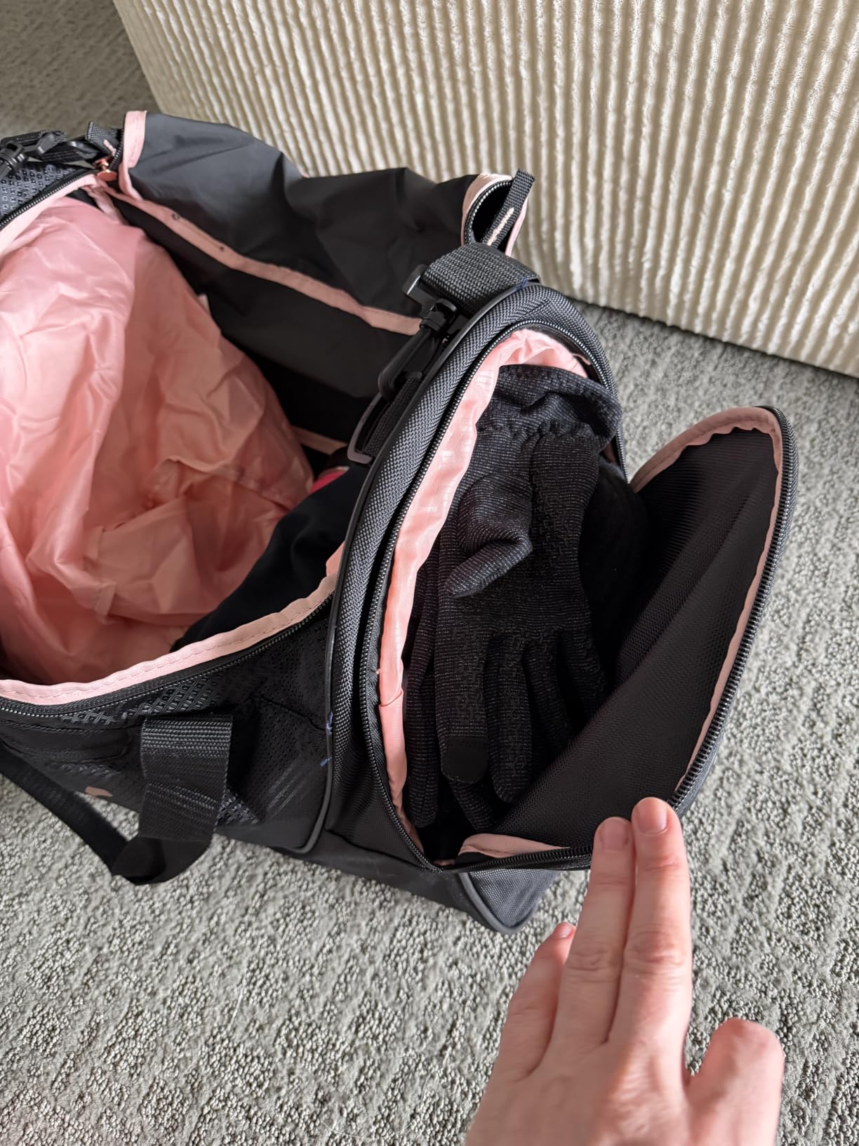 PUMA womens Candidate Duffel Bag with Removable Strap & Shoe Pocket customer photo 1