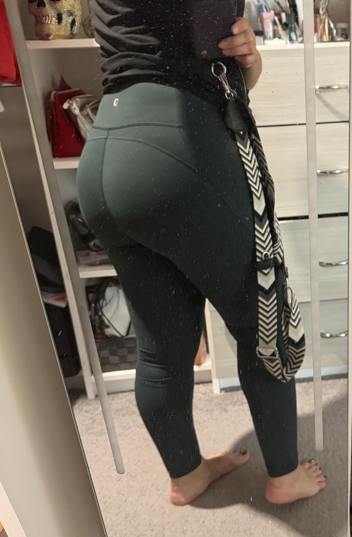 IUGA Tummy Control Leggings with Pockets for Women Workout Yoga Pants customer photo 1