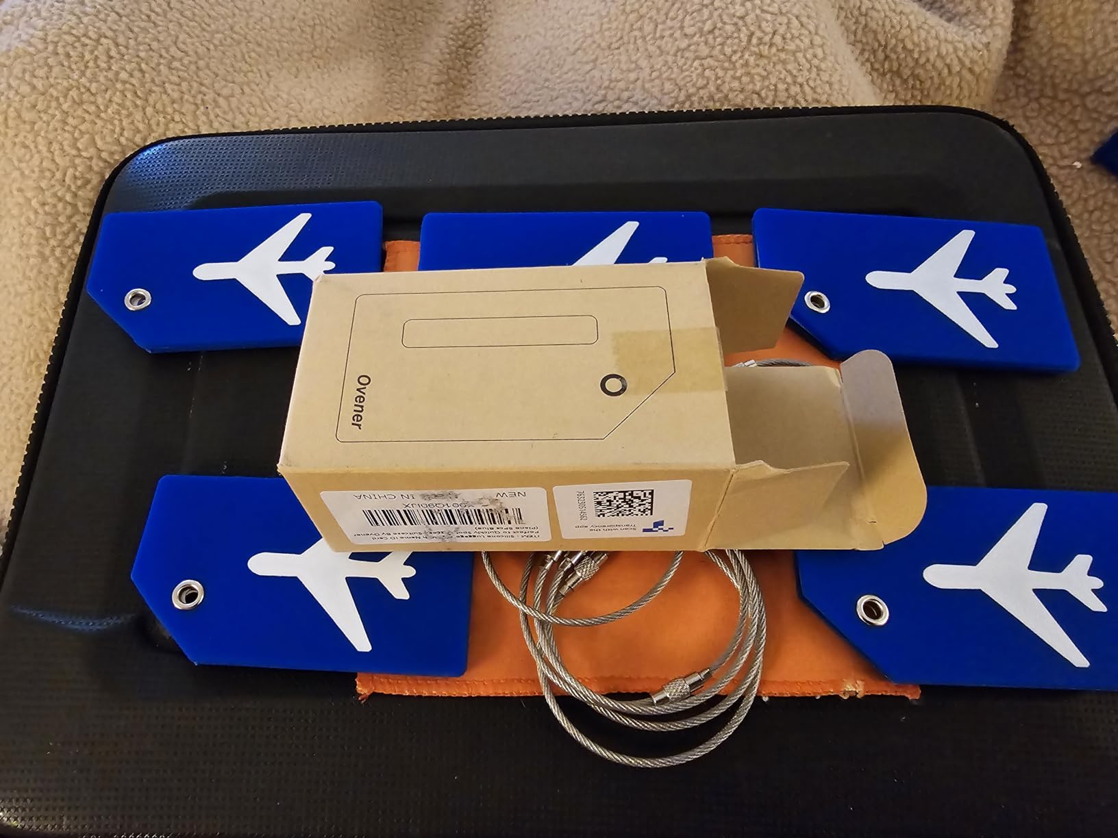 5Pack Silicone Luggage Tag with Name ID Card Perfect to Quickly Spot Luggage Suitcase by Ovener customer photo 1