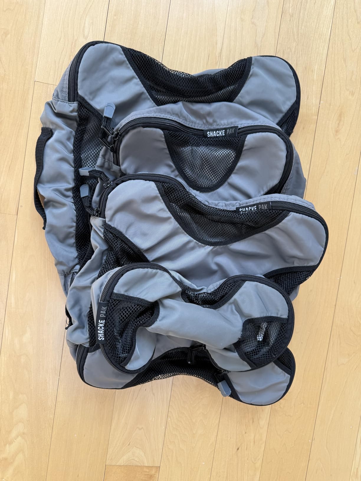 Shacke 5 Set Packing Cubes for Travel with Laundry Bag (Pure Black) customer photo 1