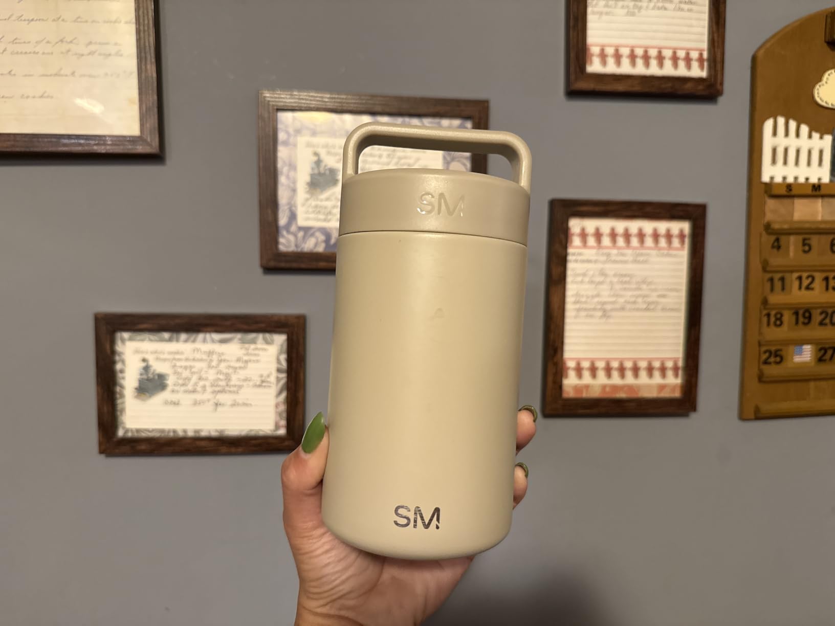 Simple Modern Insulated Food Jar with Handle | 12oz | Black customer photo 1