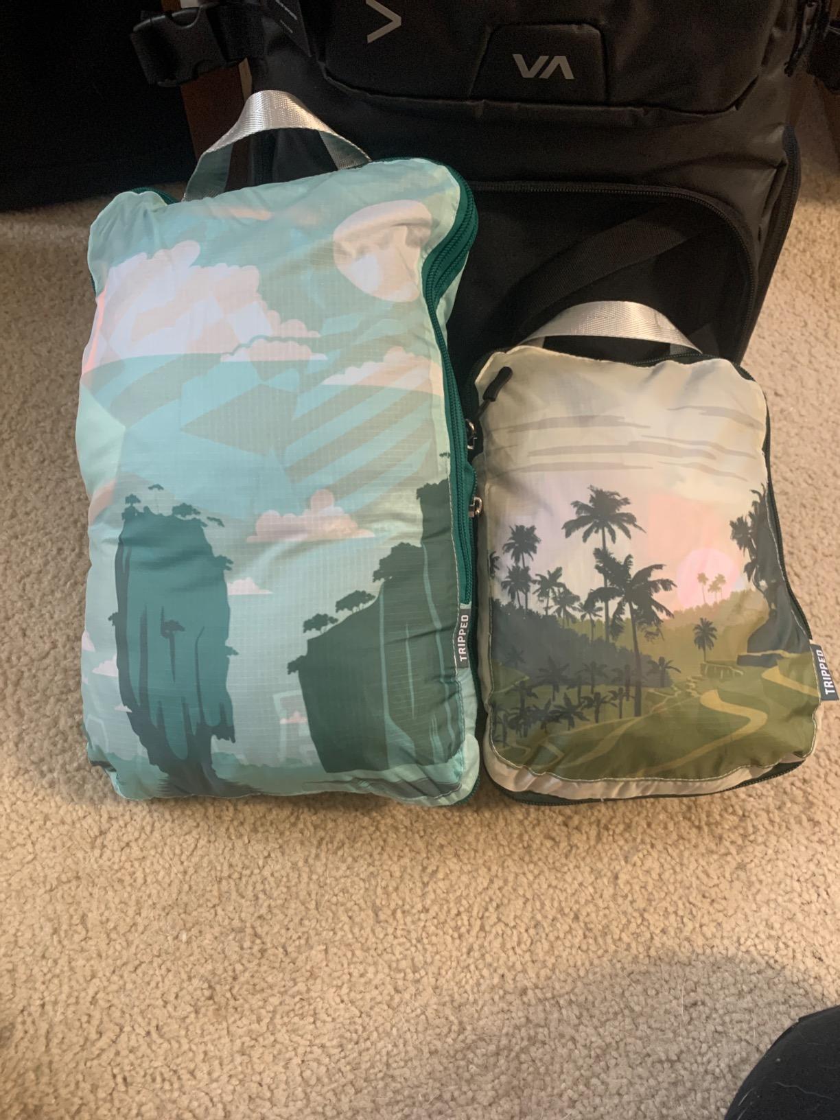 TRIPPED Travel Gear Compression Packing Cubes for Carry-On Travel 6-Pack customer photo 1