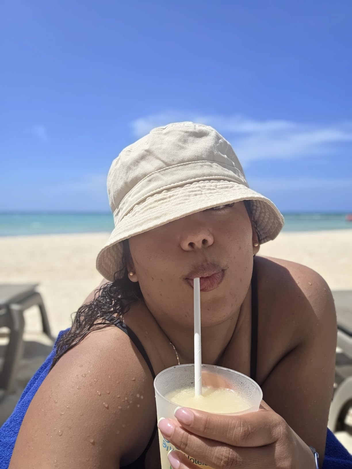 Hot Summer Bucket Hat - Trendy Cotton Sun Hat for Beach, Golf, Fishing customer photo 2