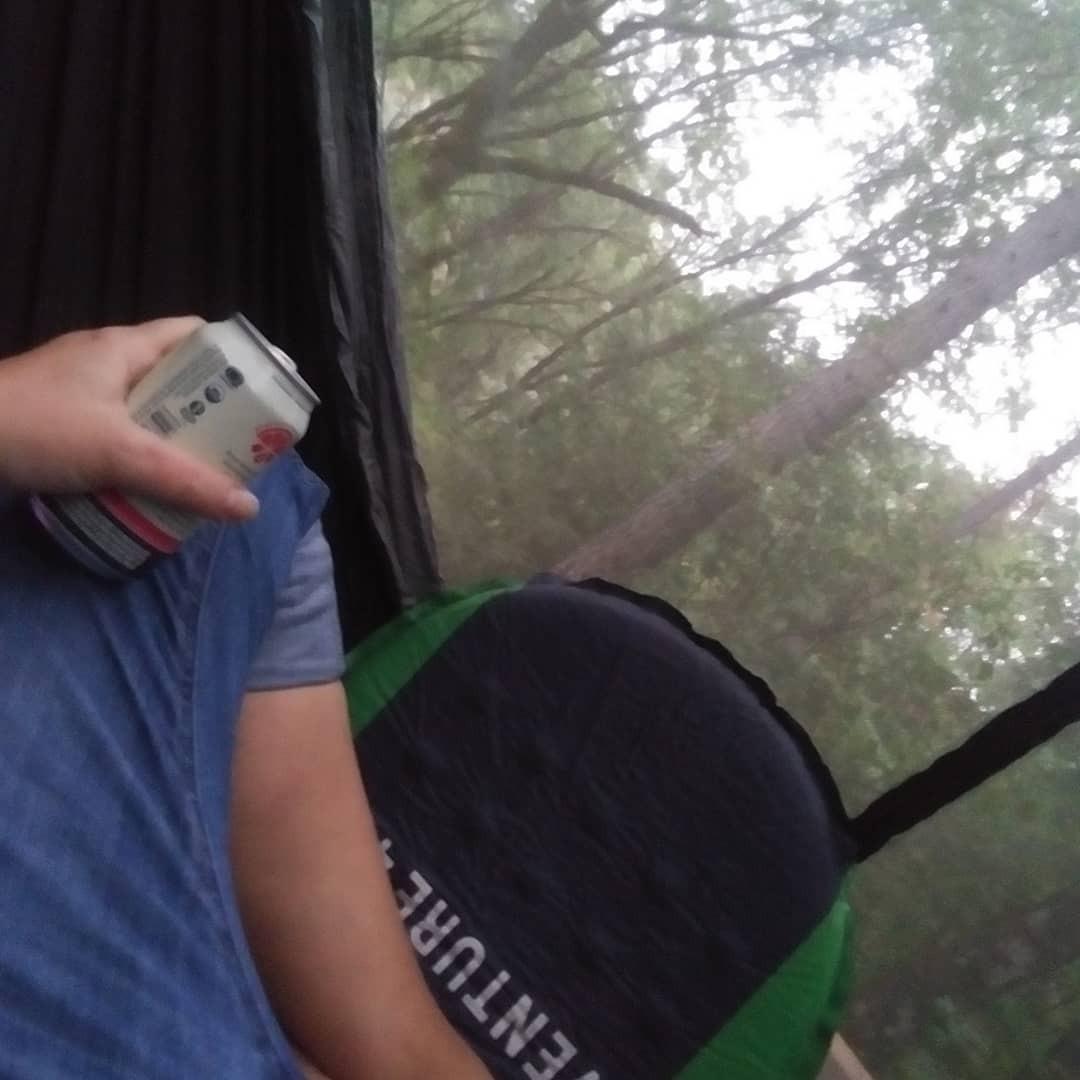 Gold Armour Camping Hammock - XL Double Hammock Portable Hammock Camping Accessories Gear for Outdoor Indoor with Tree Straps, USA Based Brand (Midnight Black) customer photo 2