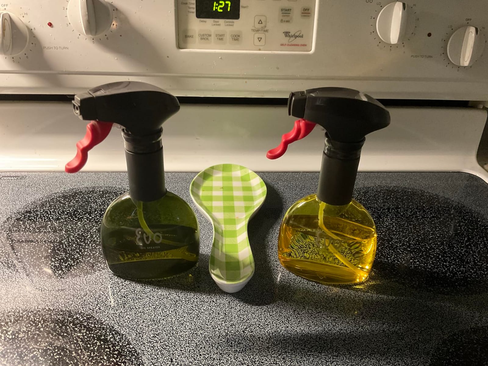Evo Oil Sprayer Minis, Non-Aerosol for Olive, Cooking Oils, and Vinegars, 8-Ounce Capacity, 1 Each Yellow and Green customer photo 2