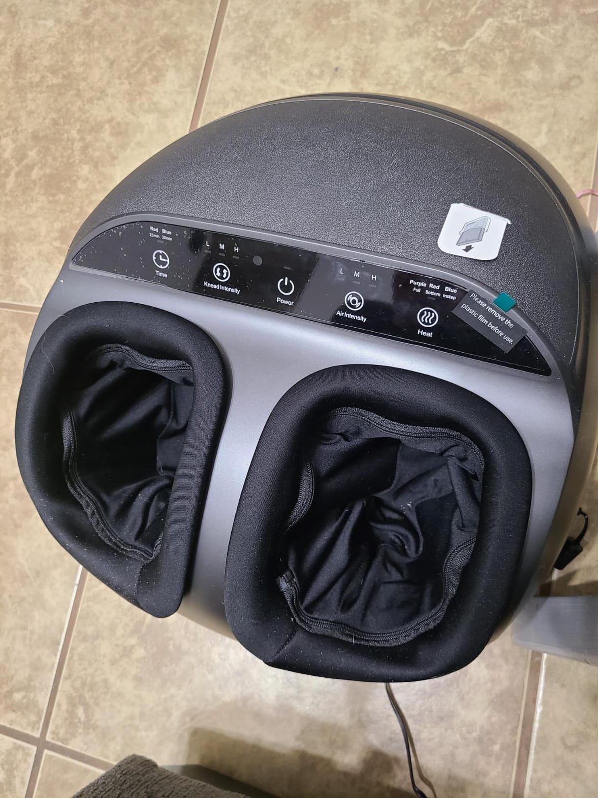 RENPHO Full Foot Massager with Heat, Deep Shiatsu for Plantar Fasciitis customer photo 1