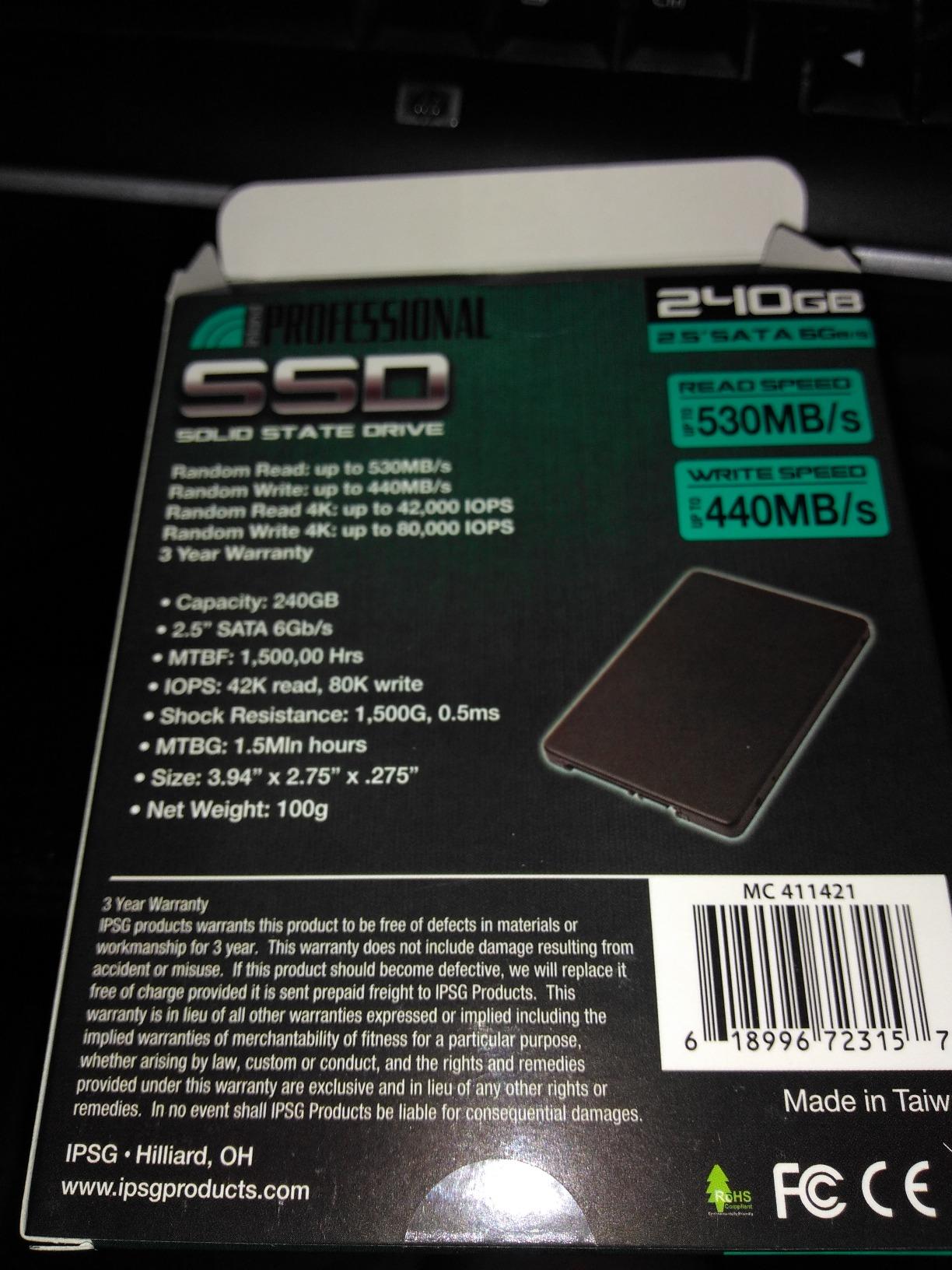 INLAND Pro 1TB SSD 3D NAND SATA III 2.5
