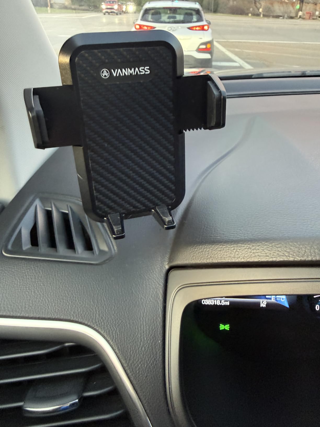 VANMASS【85+LBS Strongest Suction & Military-Grade Ultimate Car Phone Mount【Patent & Safety Certs】 Cell Phone Holder for Dash Windshield Vent for iPhone 17 Pro Max Automobile Interior Sets, Ink Black customer photo 1